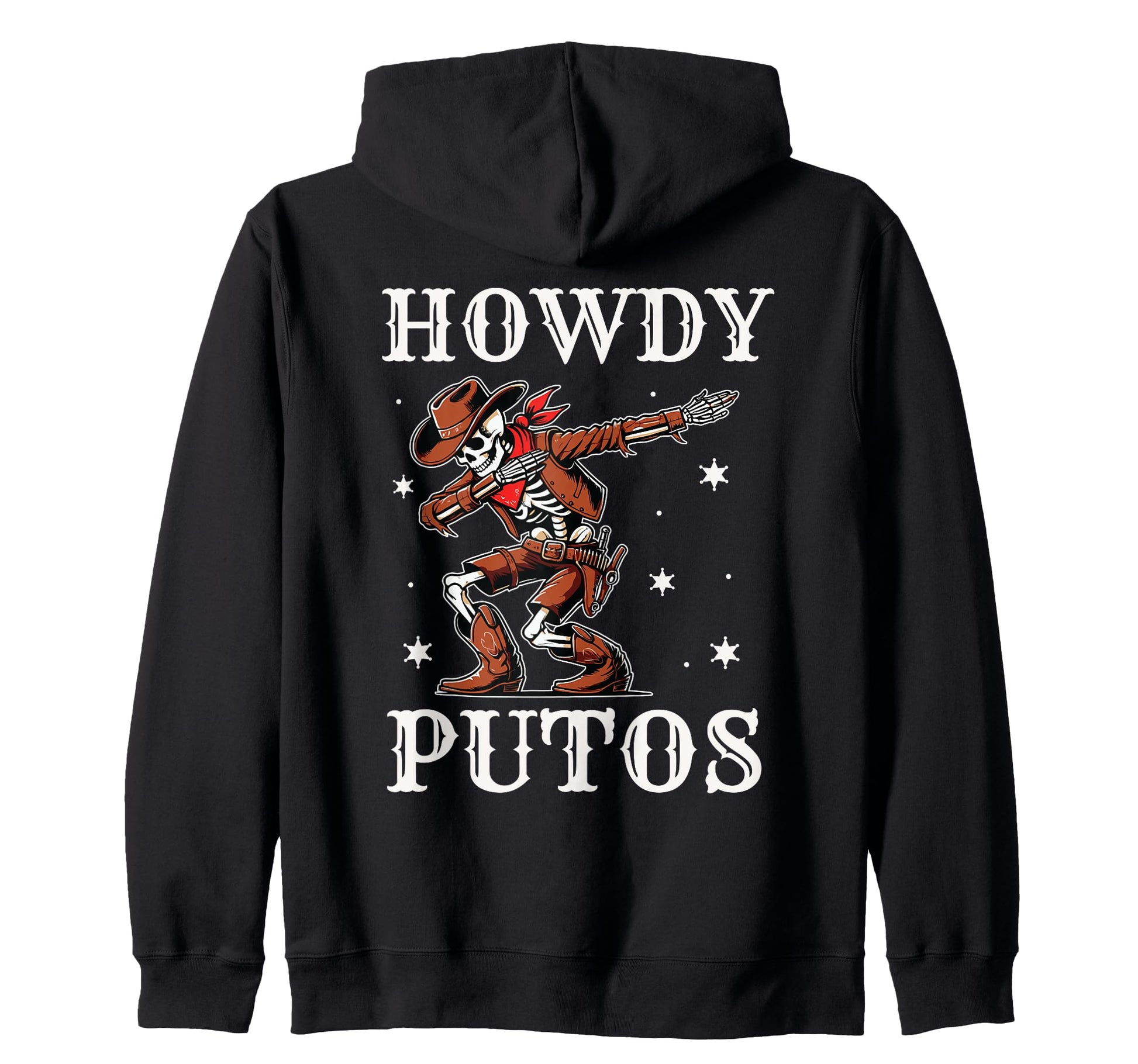 Howdy Putos Western Cowboy T-Shirt - Custom Art Print for Adults - T-Shirt, Sweatshirt, Hoodie