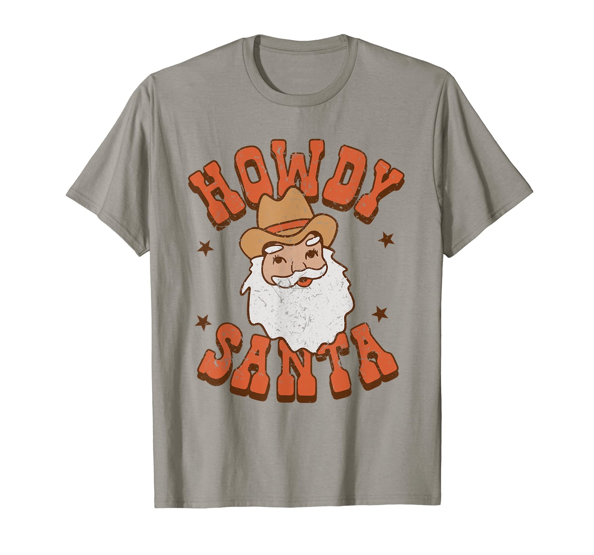 Merry Howdy Santa Cowboy Western T-Shirt - Fun Novelty Design for Adults - T-Shirt, Sweatshirt, Hoodie