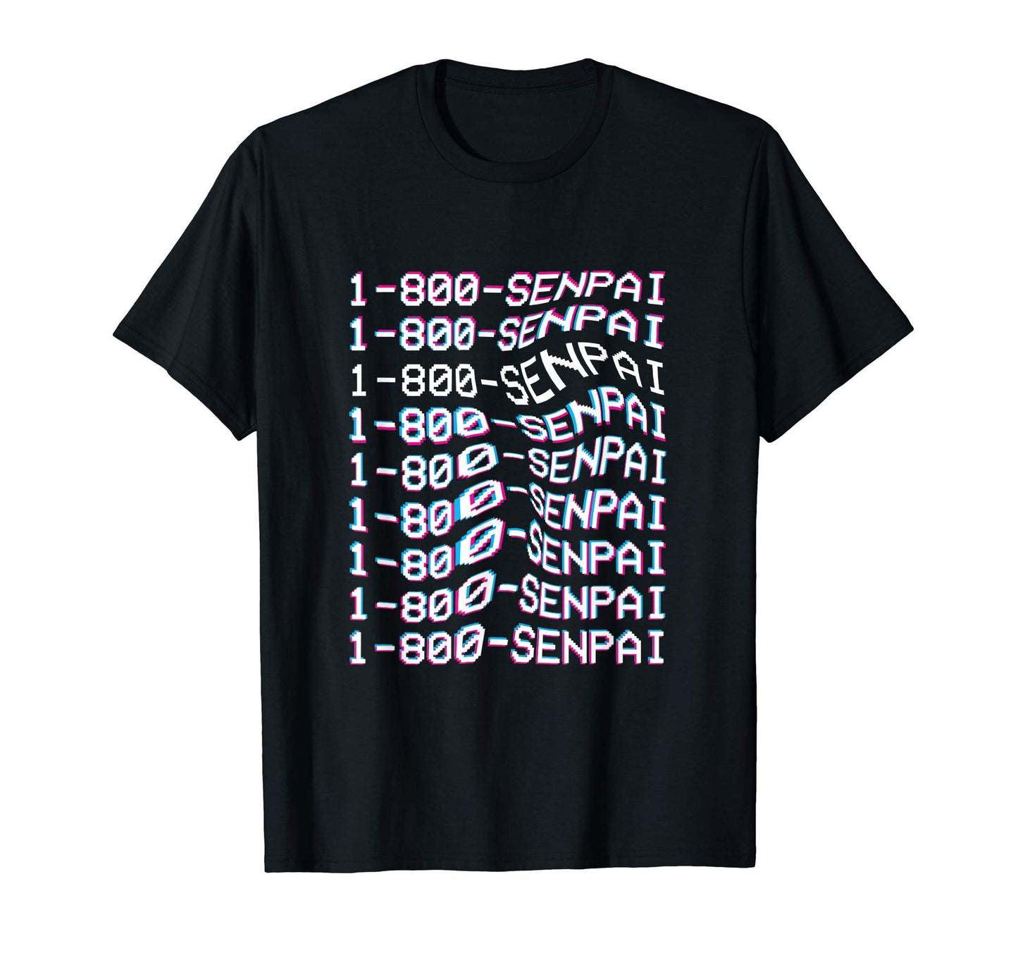 1 800 Senpai Vaporwave Aesthetic T-Shirt - Fun Novelty Design for Adults - T-Shirt, Sweatshirt, Hoodie