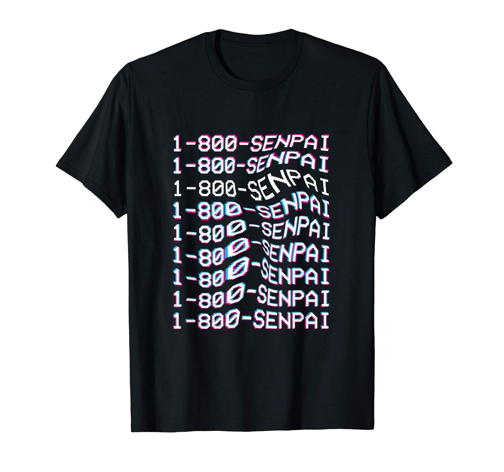 1 800 Senpai Vaporwave Aesthetic T-Shirt - Fun Novelty Design for Adults - T-Shirt, Sweatshirt, Hoodie