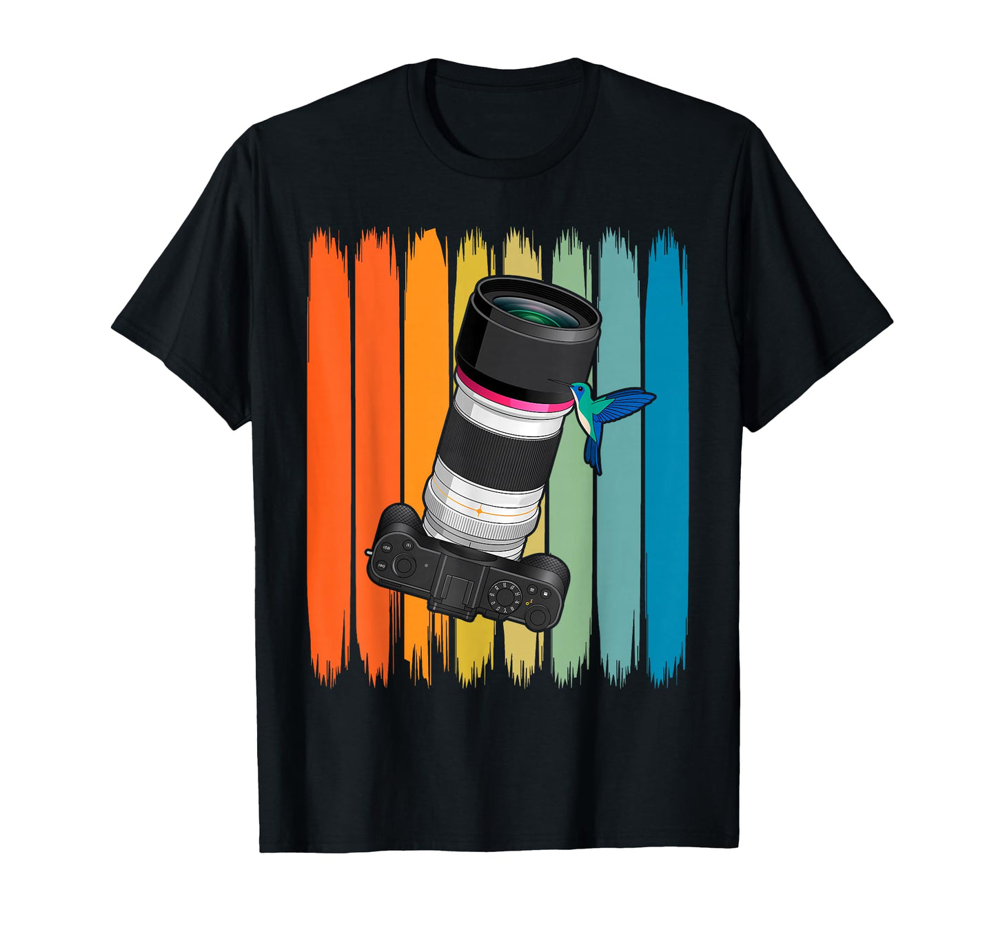 Long Lens Bird Camera T-Shirt - Aesthetic Graphic Men Women - T-Shirt, Sweatshirt, Hoodie