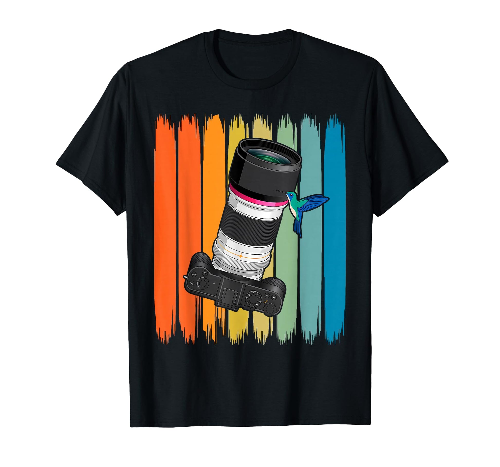 Long Lens Bird Camera T-Shirt - Aesthetic Graphic Men Women - T-Shirt, Sweatshirt, Hoodie