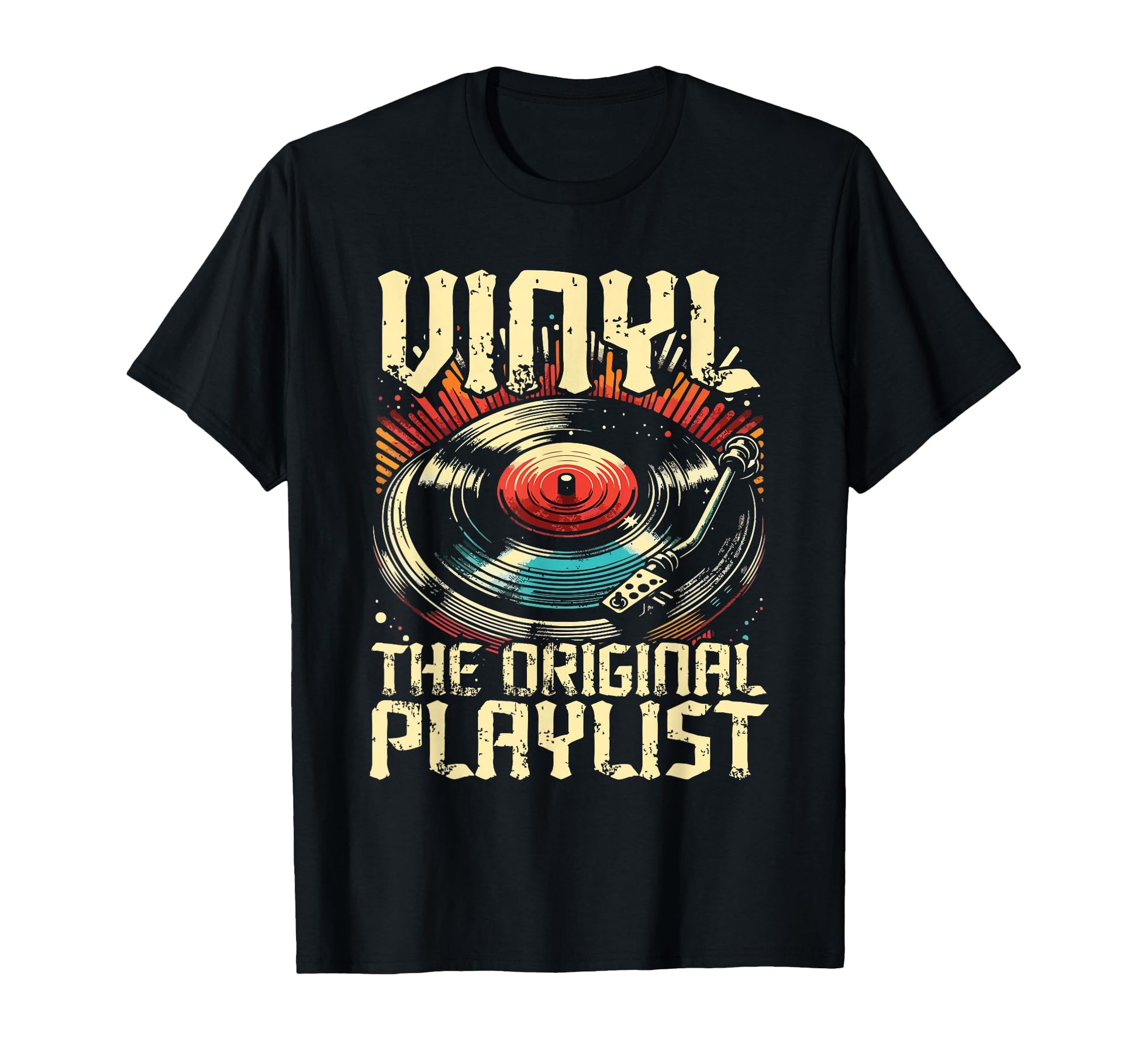 Vinyl Collecting Record Player T-Shirt - Unique Graphic Men Women - T-Shirt, Sweatshirt, Hoodie