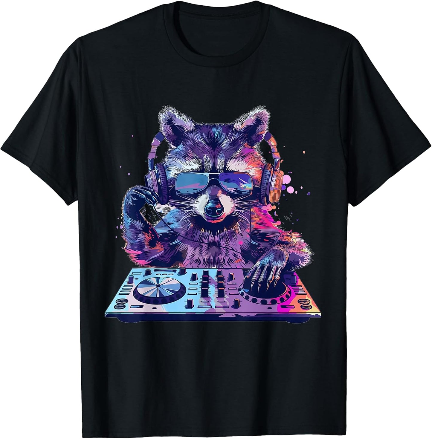 DJ Raccoon Apparel Gifts - Adult & Kids T-Shirts, Sweatshirts & Hoodies apparel design preview 1