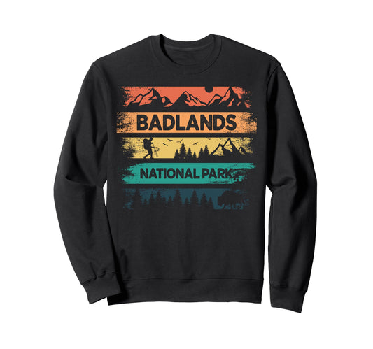 Badlands National Park Us Badlands Sweatshirt - Minimalist Print Unisex - T-Shirt, Sweatshirt, Hoodie