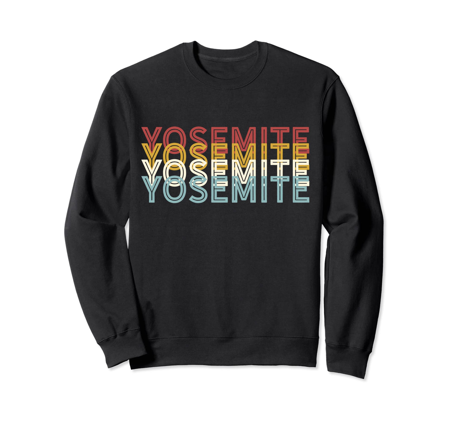 70S Usa Yosemite National Park Sweatshirt - Unique Graphic Men Women - T-Shirt, Sweatshirt, Hoodie
