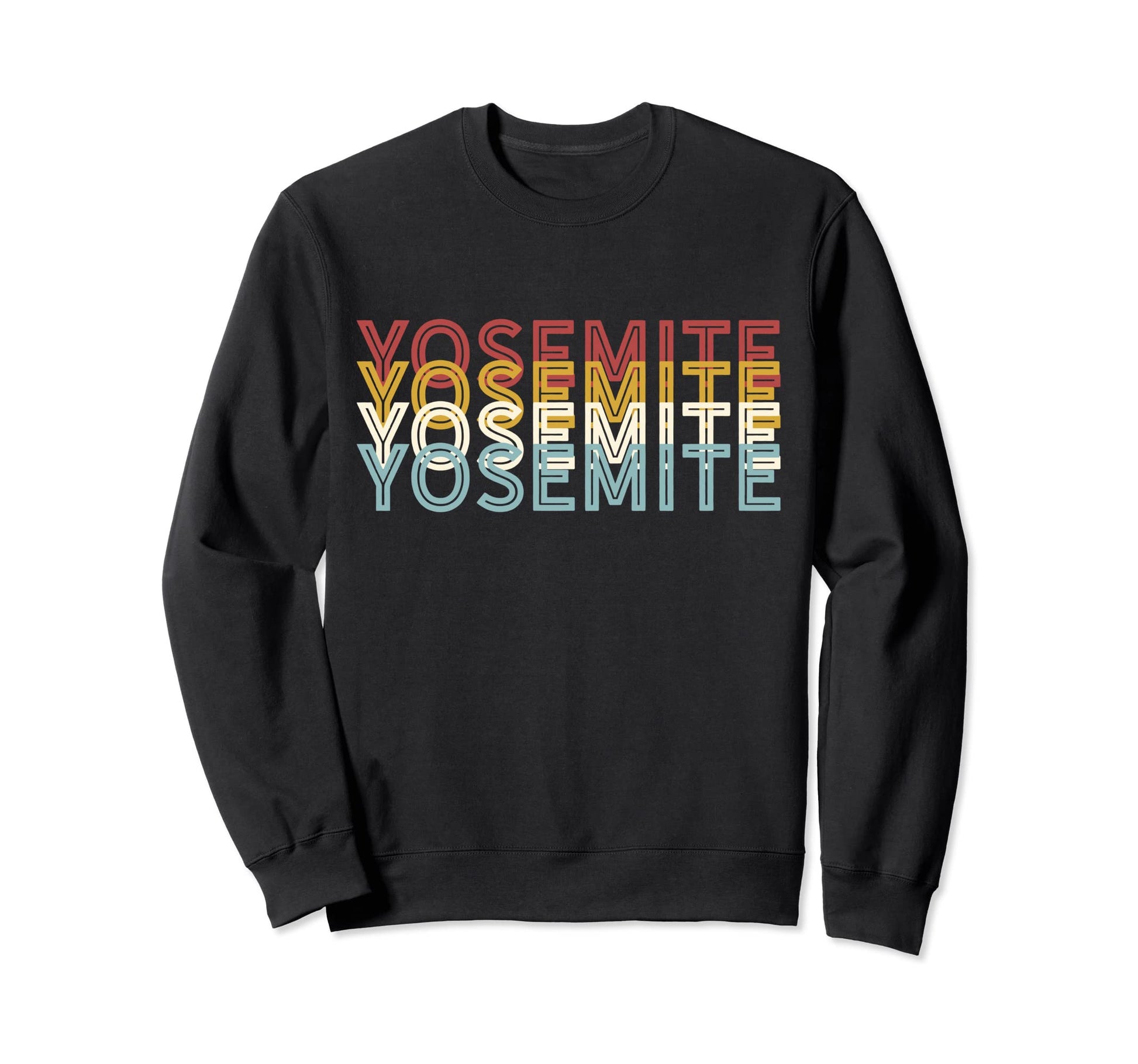 70S Usa Yosemite National Park Sweatshirt - Unique Graphic Men Women - T-Shirt, Sweatshirt, Hoodie