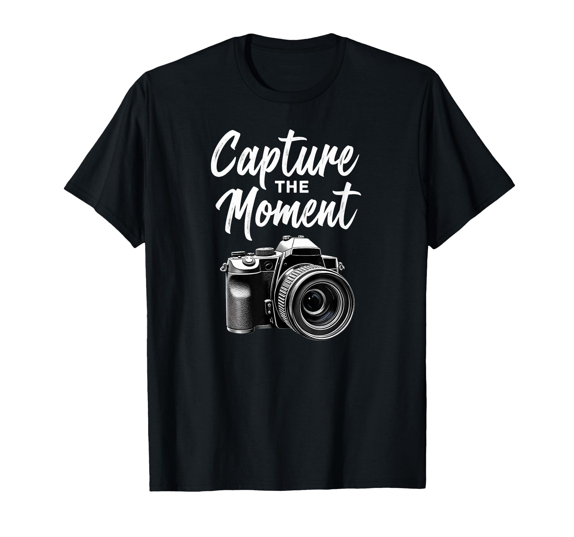 Capture Moment Camera Photography T-Shirt - Fun Novelty Design Unisex - T-Shirt, Sweatshirt, Hoodie