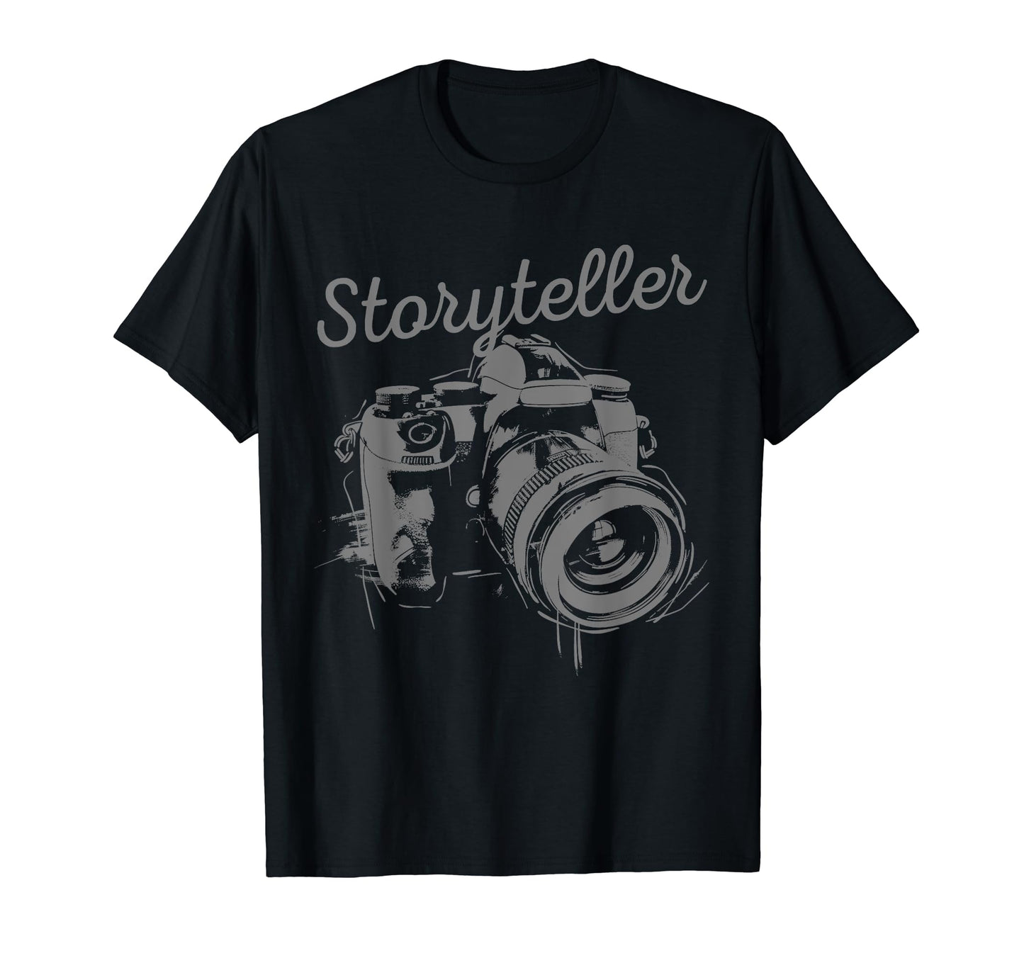 Photographer Storyteller Camera T-Shirt - Novelty Apparel Unisex - T-Shirt, Sweatshirt, Hoodie