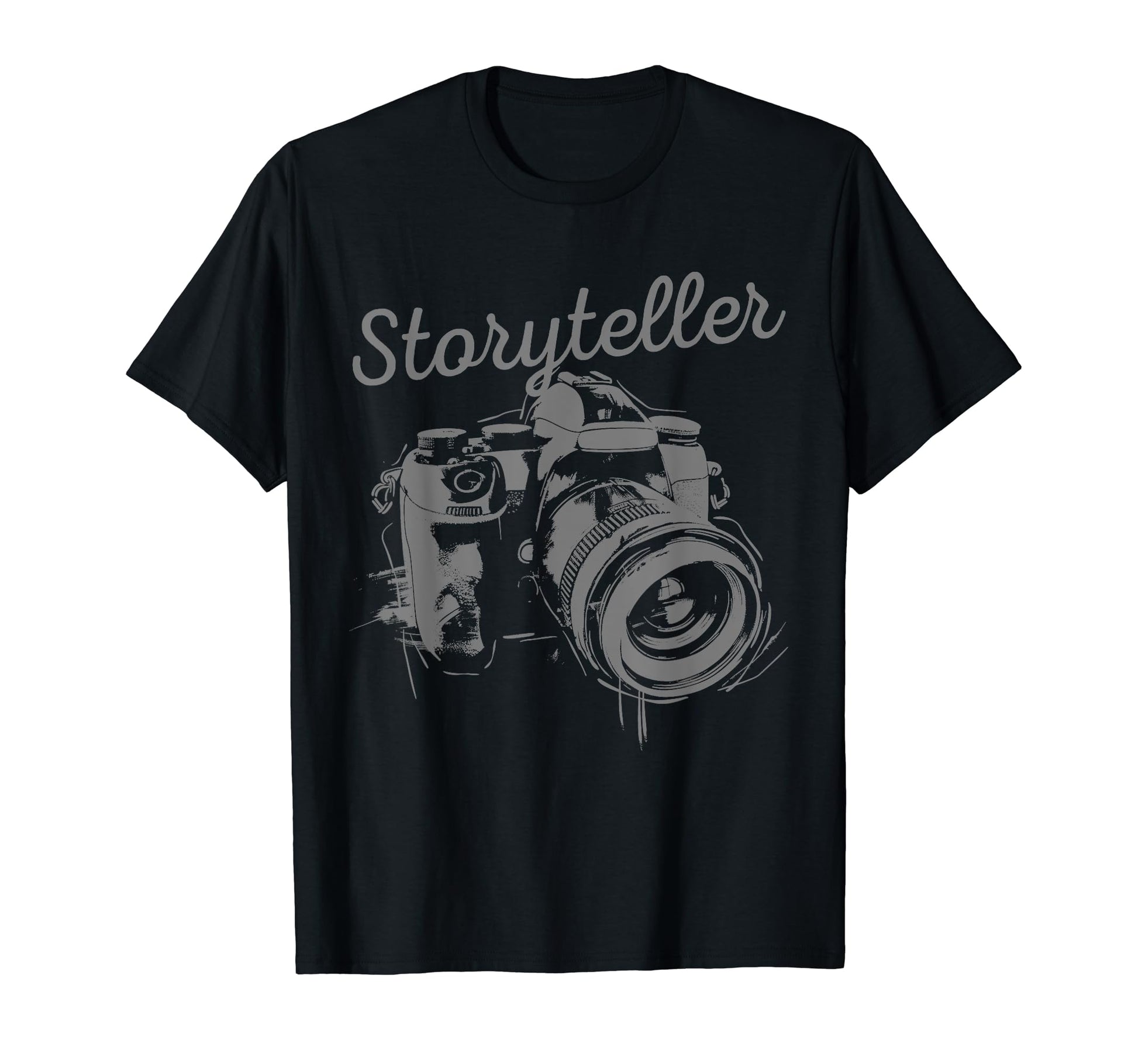 Photographer Storyteller Camera T-Shirt - Novelty Apparel Unisex - T-Shirt, Sweatshirt, Hoodie