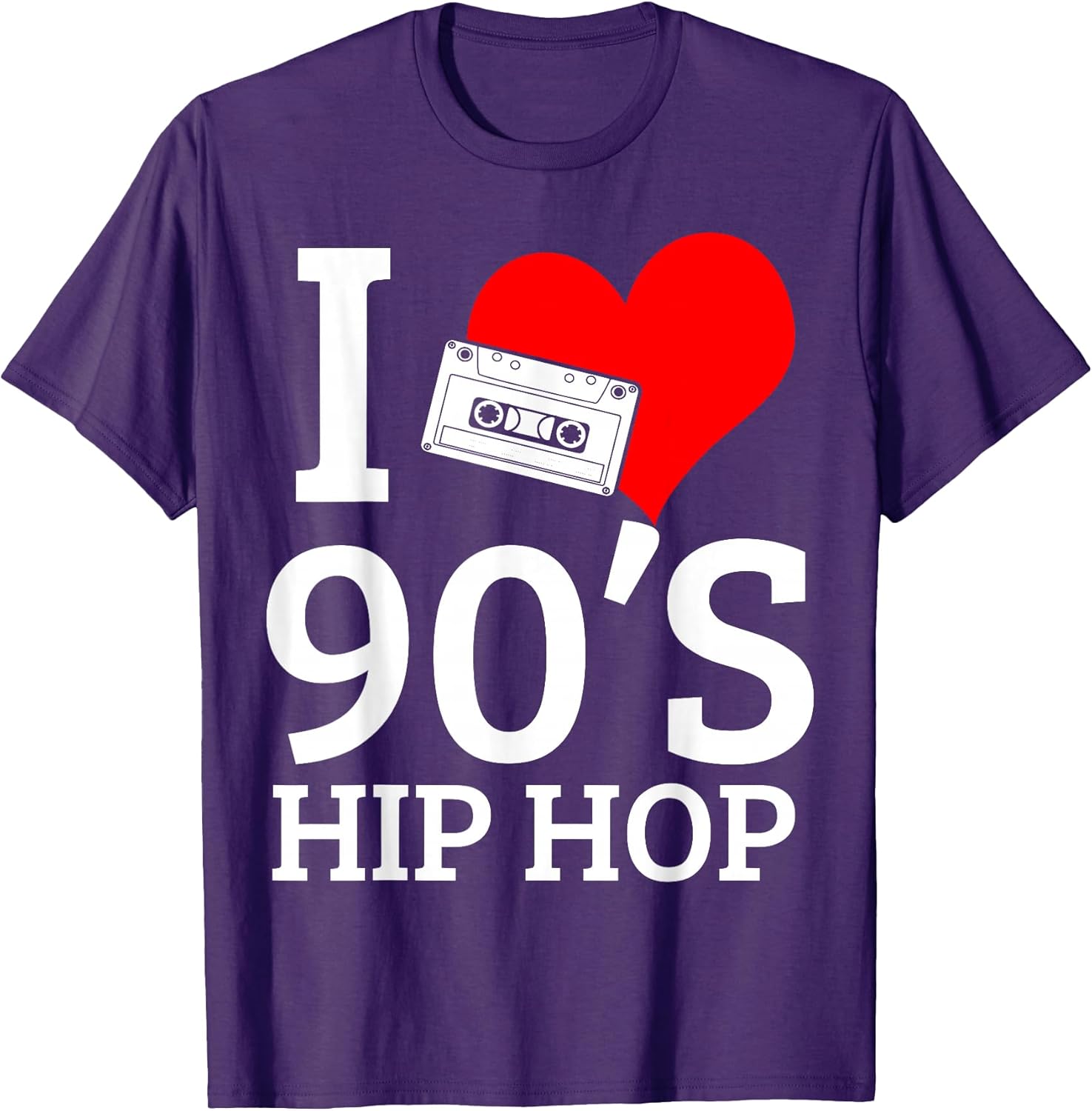 I Love 90's Hip Hop Rap - Adult & Kids T-Shirts, Sweatshirts & Hoodies apparel design preview 1