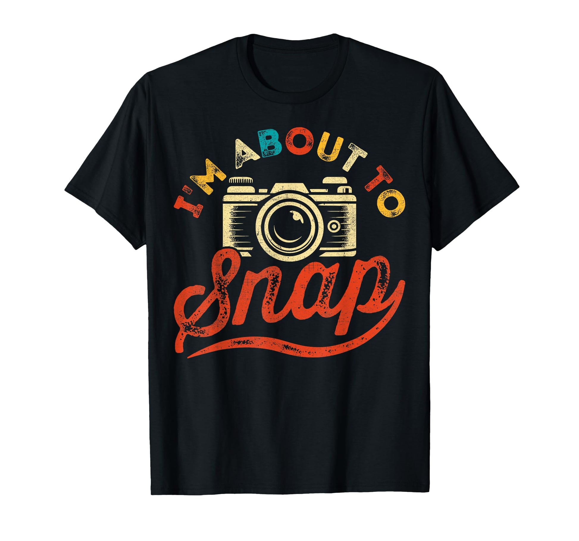 Im About To Snap Cameraman Camera T-Shirt - Minimalist Print Unisex - T-Shirt, Sweatshirt, Hoodie