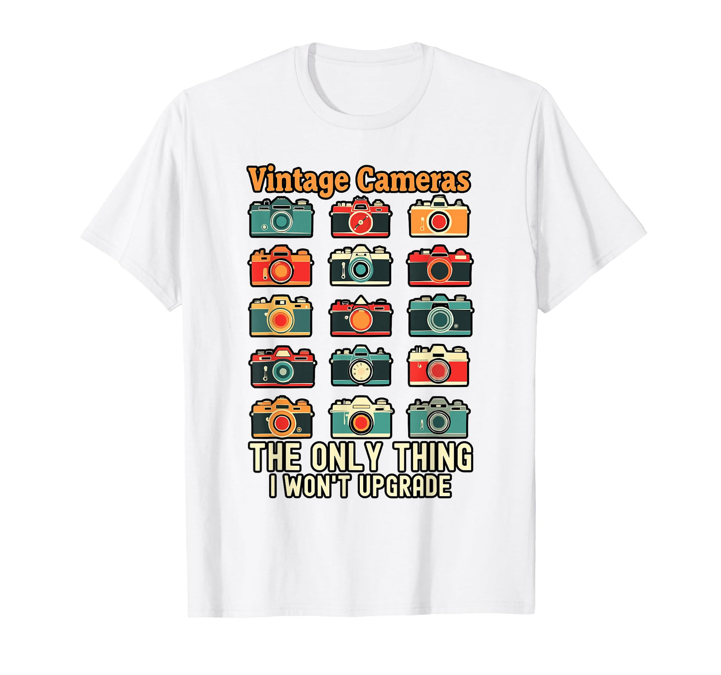 Camera Collector Cameraman T-Shirt - Casual Everyday Wear Unisex - T-Shirt, Sweatshirt, Hoodie