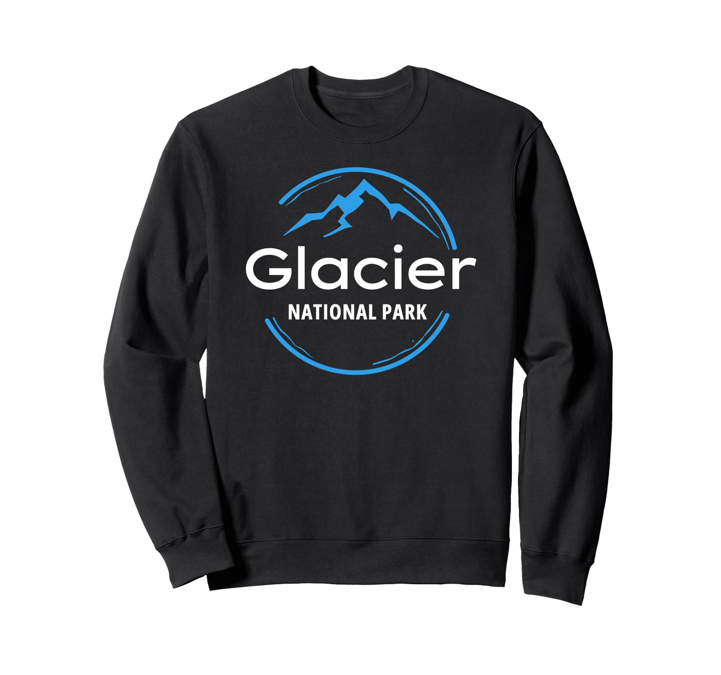 Glacier National Park Souvenirs Sweatshirt - Minimalist Print Men Women - T-Shirt, Sweatshirt, Hoodie