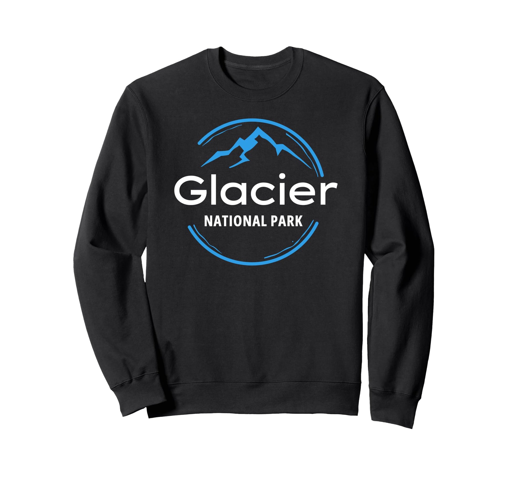 Glacier National Park Souvenirs Sweatshirt - Minimalist Print Men Women - T-Shirt, Sweatshirt, Hoodie