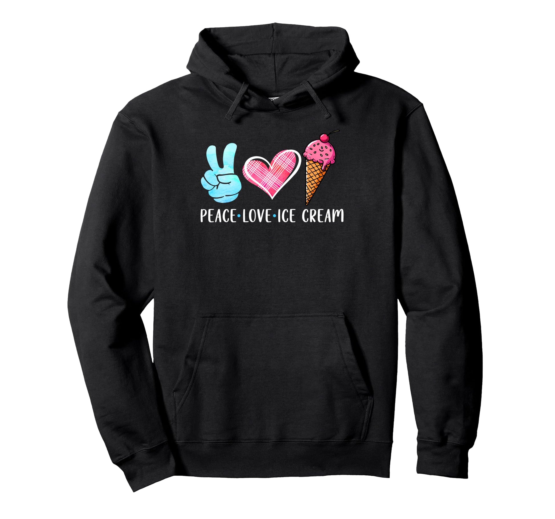 Ice Cream Lover Summer Beach Vacay Hoodie - Aesthetic Graphic for Adults - T-Shirt, Sweatshirt, Hoodie