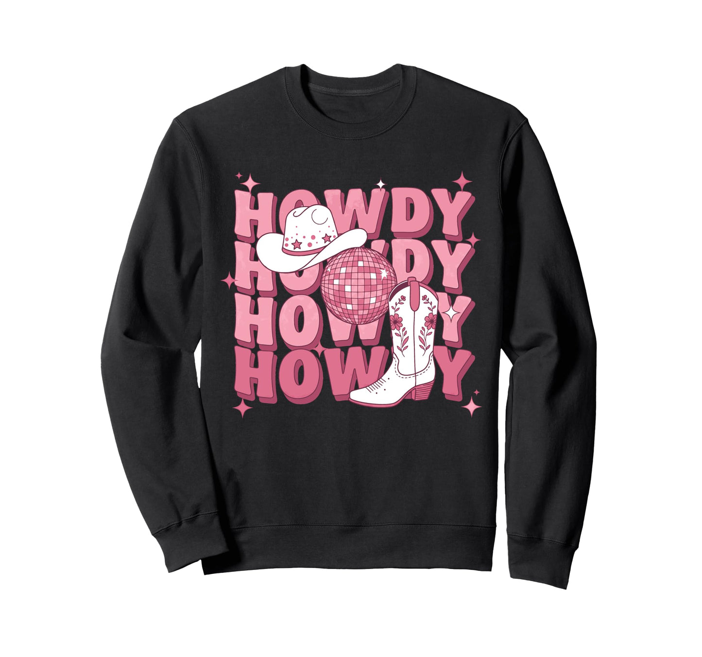 Howdy Country Rodeo Western Howdy Sweatshirt - Custom Art Print for Adults - T-Shirt, Sweatshirt, Hoodie