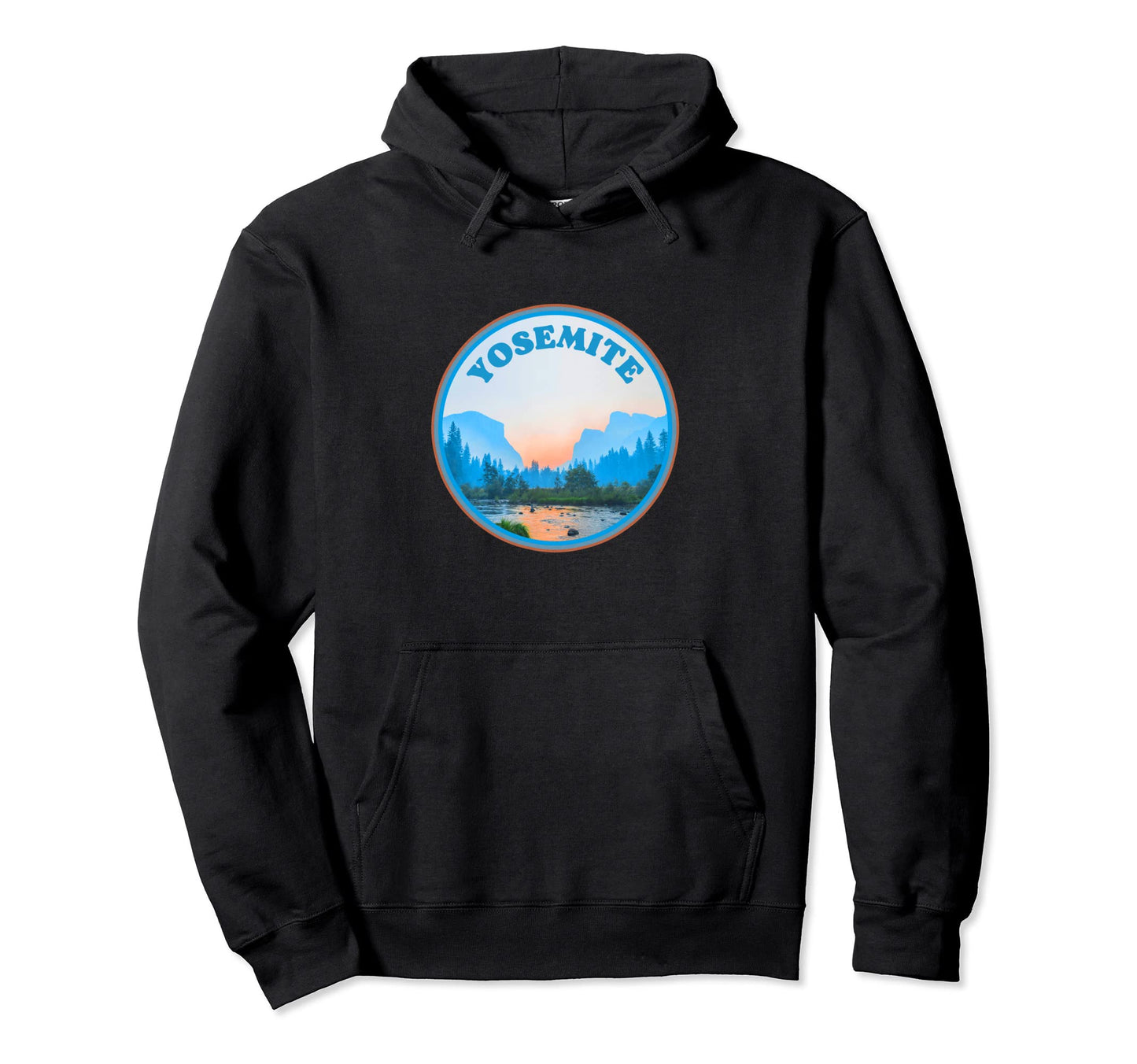 Yosemite Valley National Park Photo Hoodie - Graphic Print for Adults - T-Shirt, Sweatshirt, Hoodie