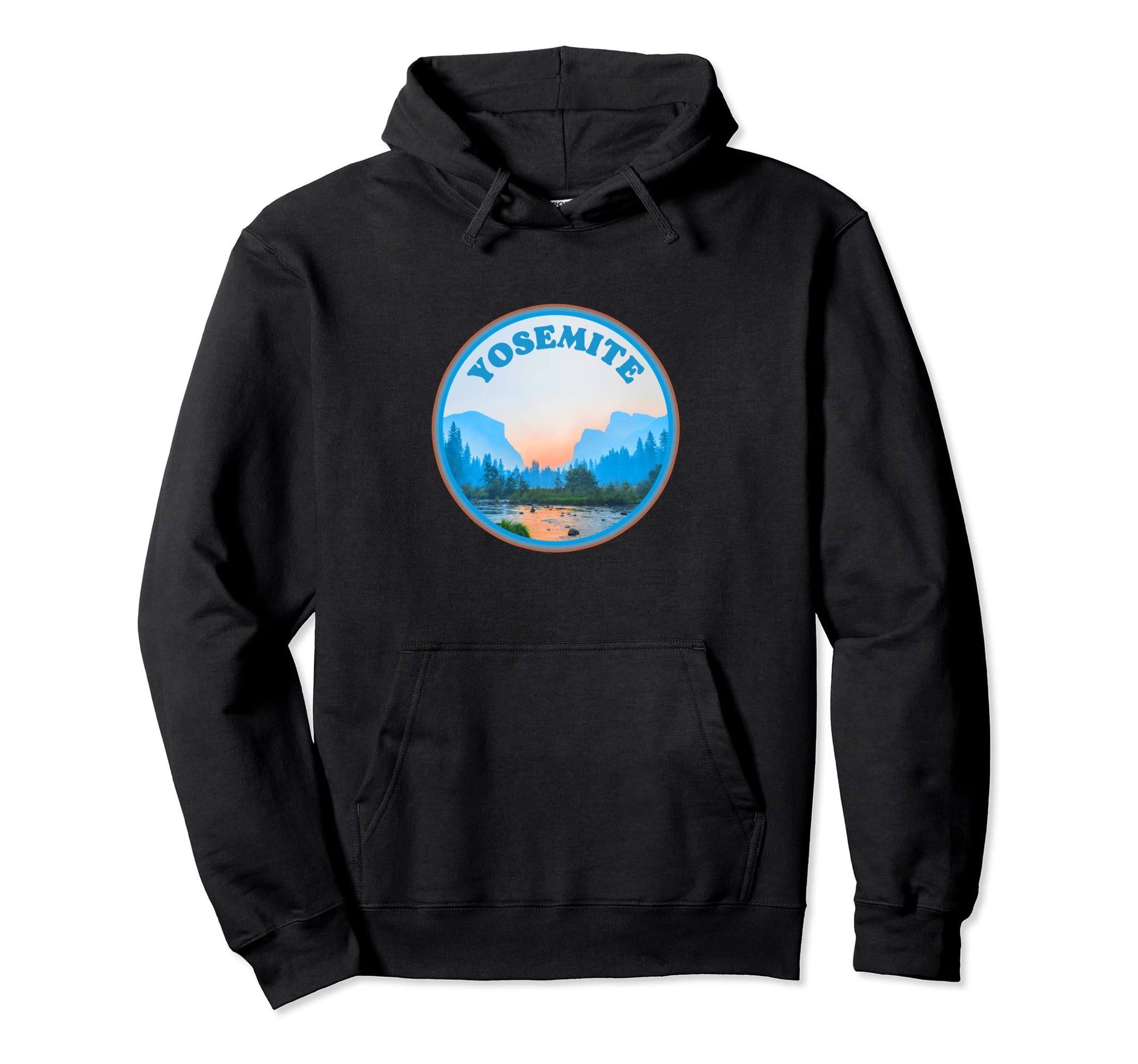 Yosemite Valley National Park Photo Hoodie - Graphic Print for Adults - T-Shirt, Sweatshirt, Hoodie