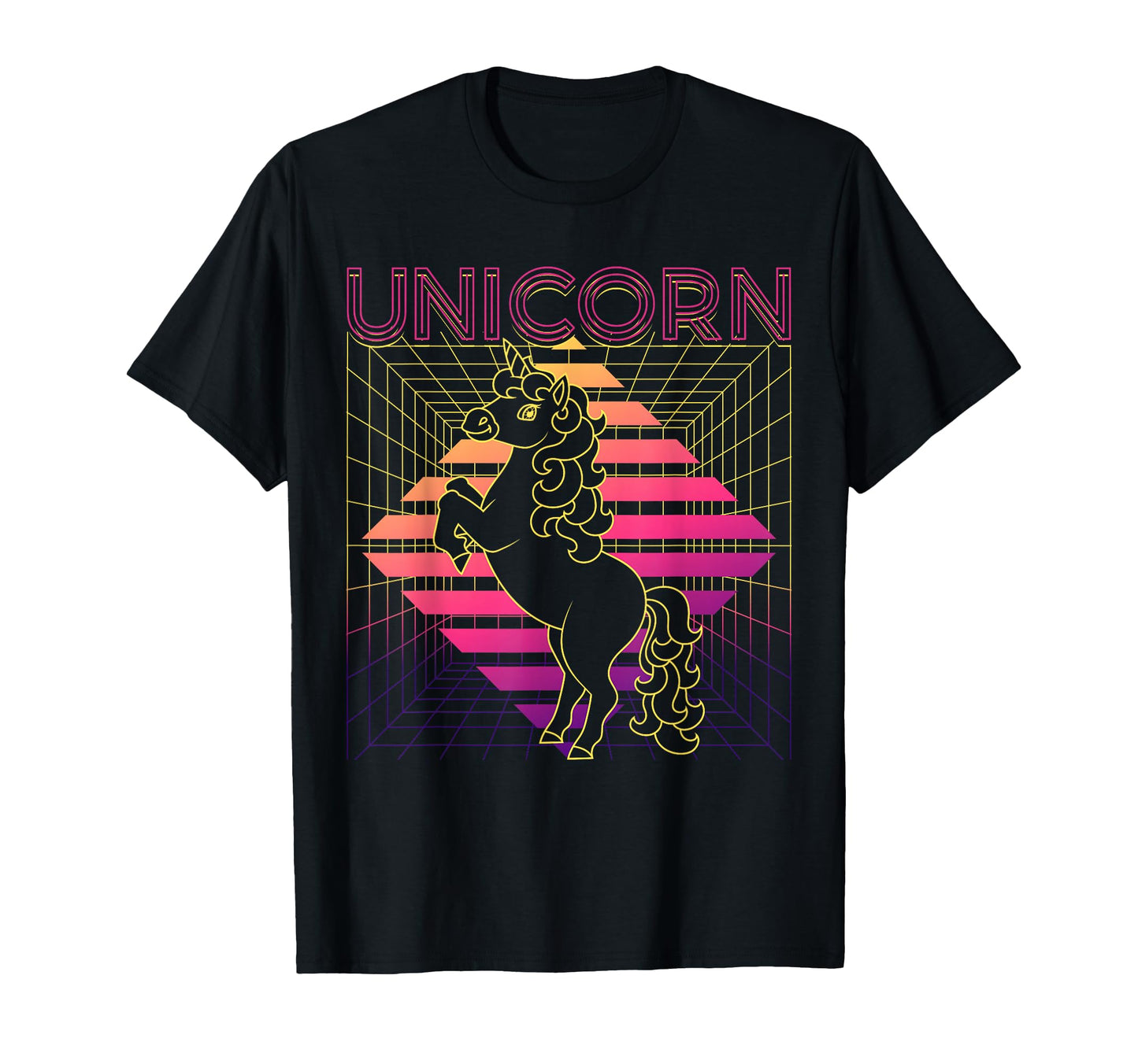 Unicorn Vaporwave Aesthetic T-Shirt - Novelty Apparel Men Women - T-Shirt, Sweatshirt, Hoodie