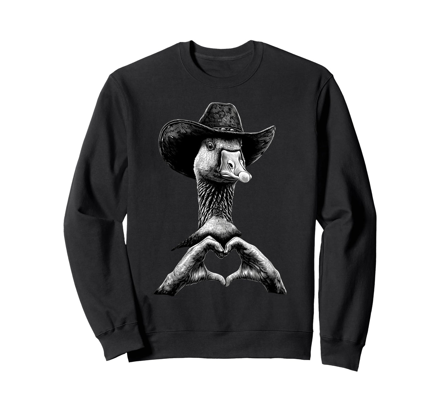 Country Cowboy Goose Rodeo Cowgirl Sweatshirt - Trendy Graphic for Adults - T-Shirt, Sweatshirt, Hoodie