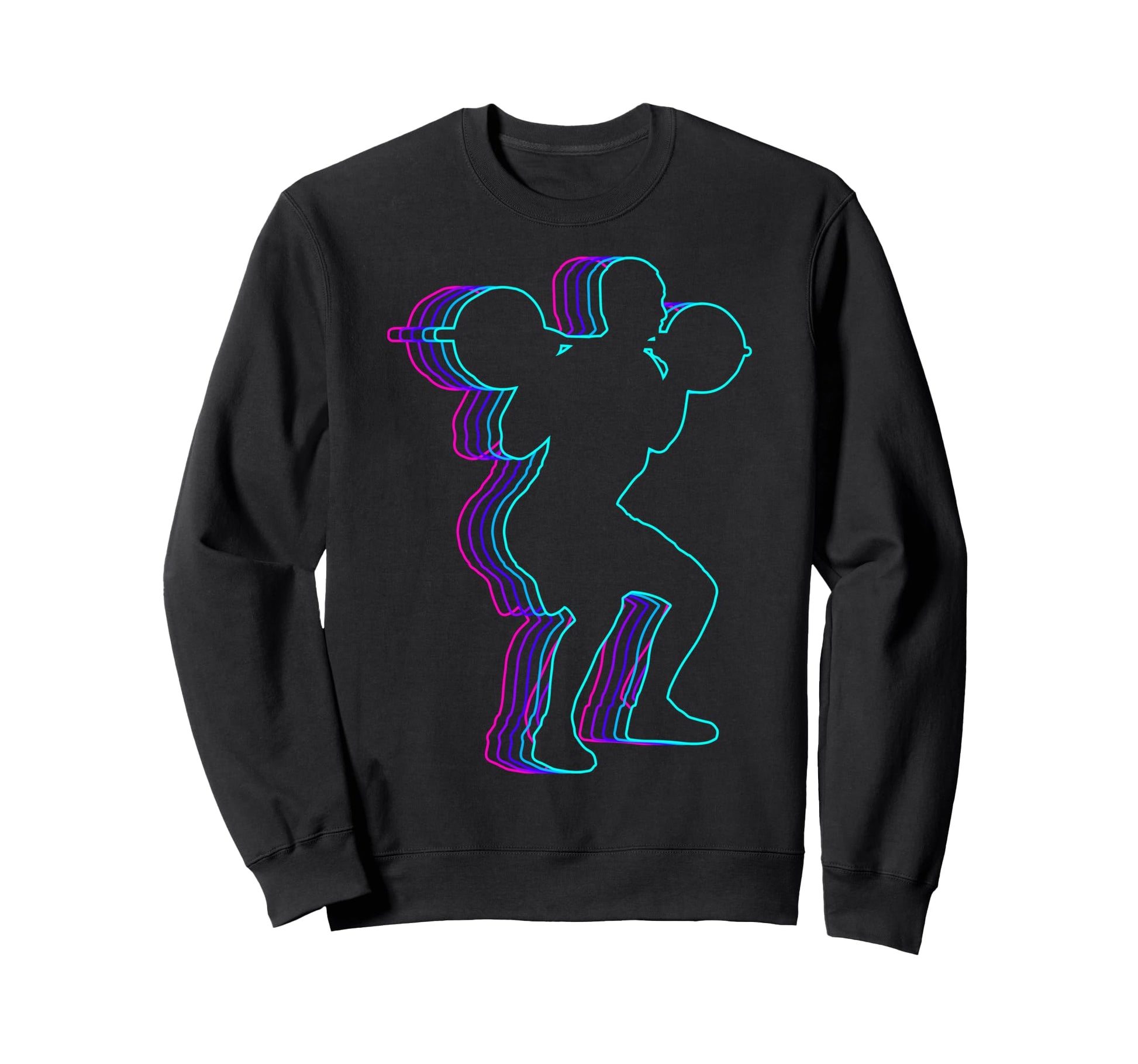 Squats Workout Gym Vaporwave Sweatshirt - Trendy Graphic Men Women - T-Shirt, Sweatshirt, Hoodie