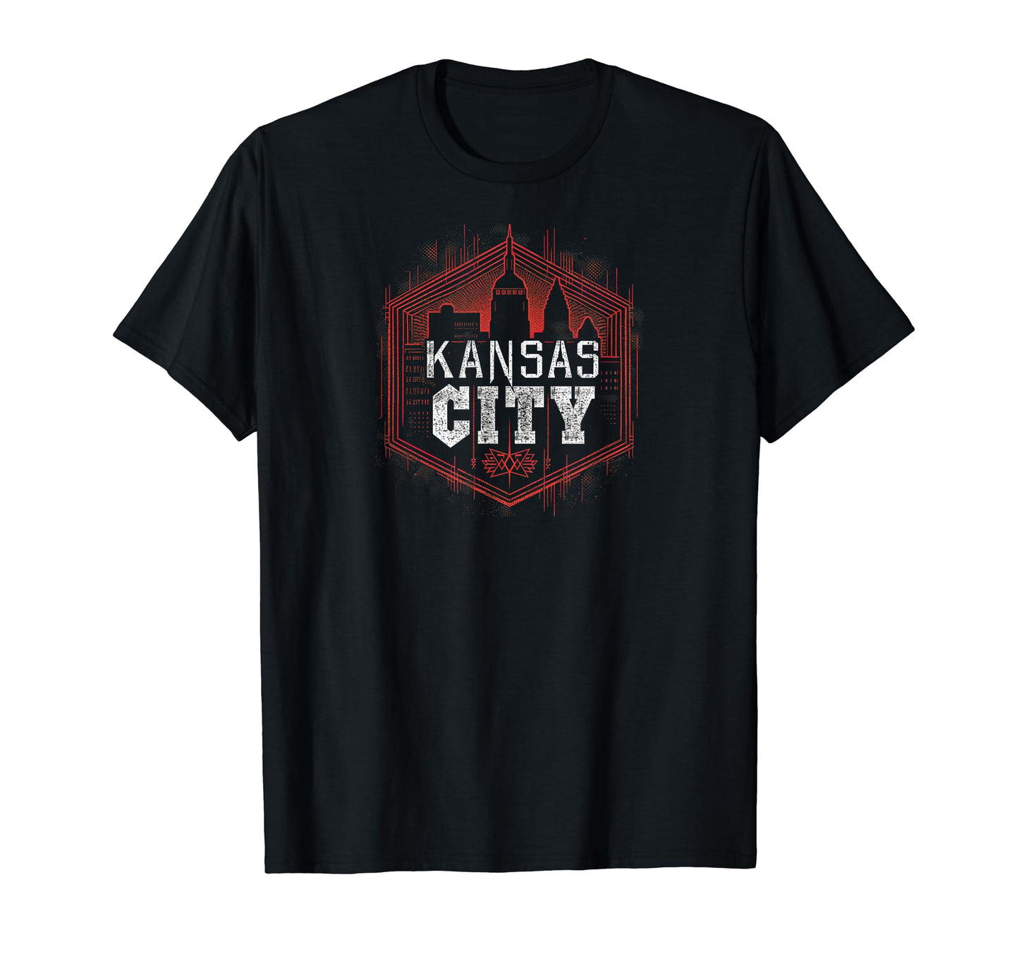 Kansas City Grit 90S Grunge T-Shirt - Minimalist Print for Adults - T-Shirt, Sweatshirt, Hoodie