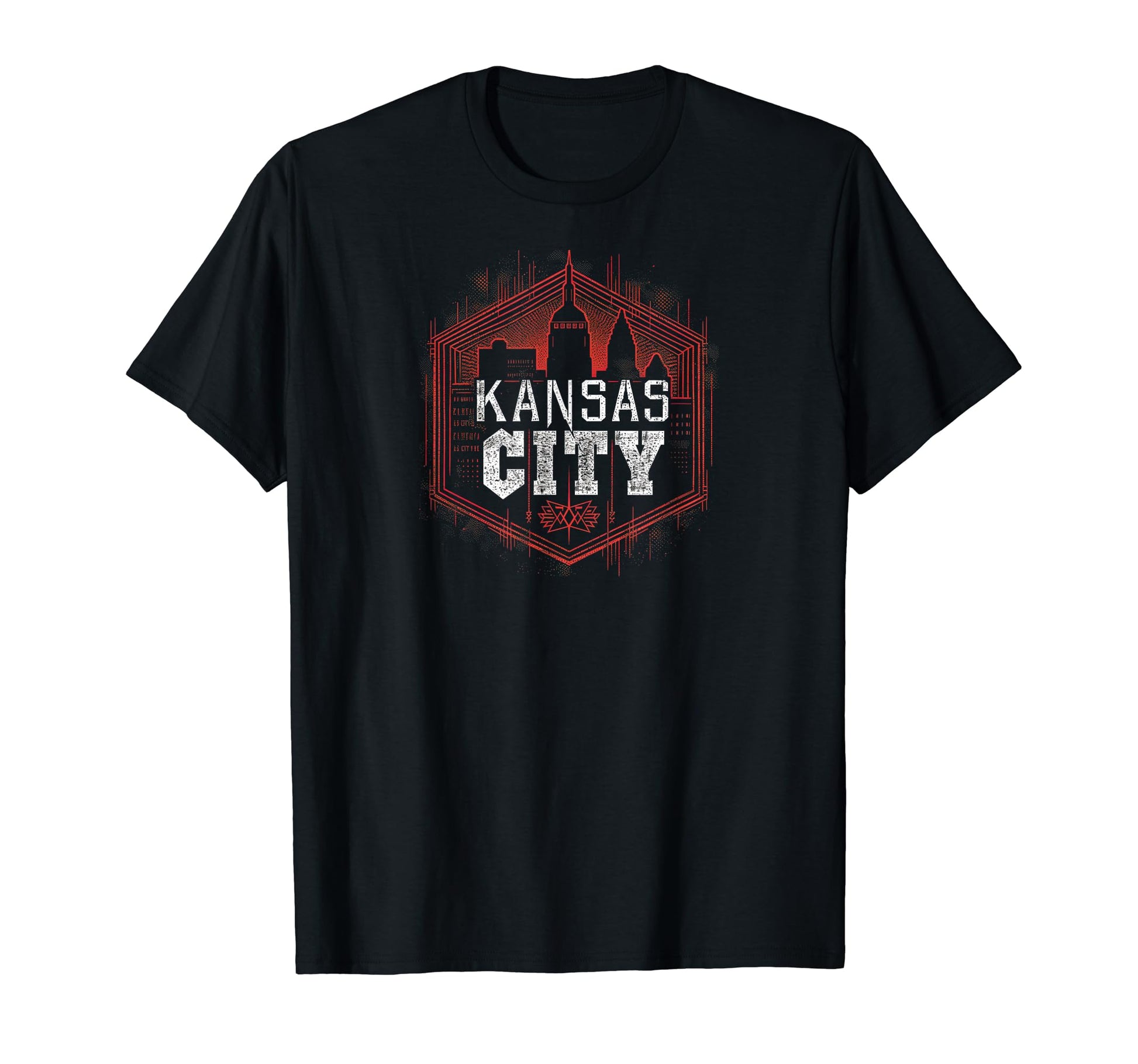 Kansas City Grit 90S Grunge T-Shirt - Minimalist Print for Adults - T-Shirt, Sweatshirt, Hoodie