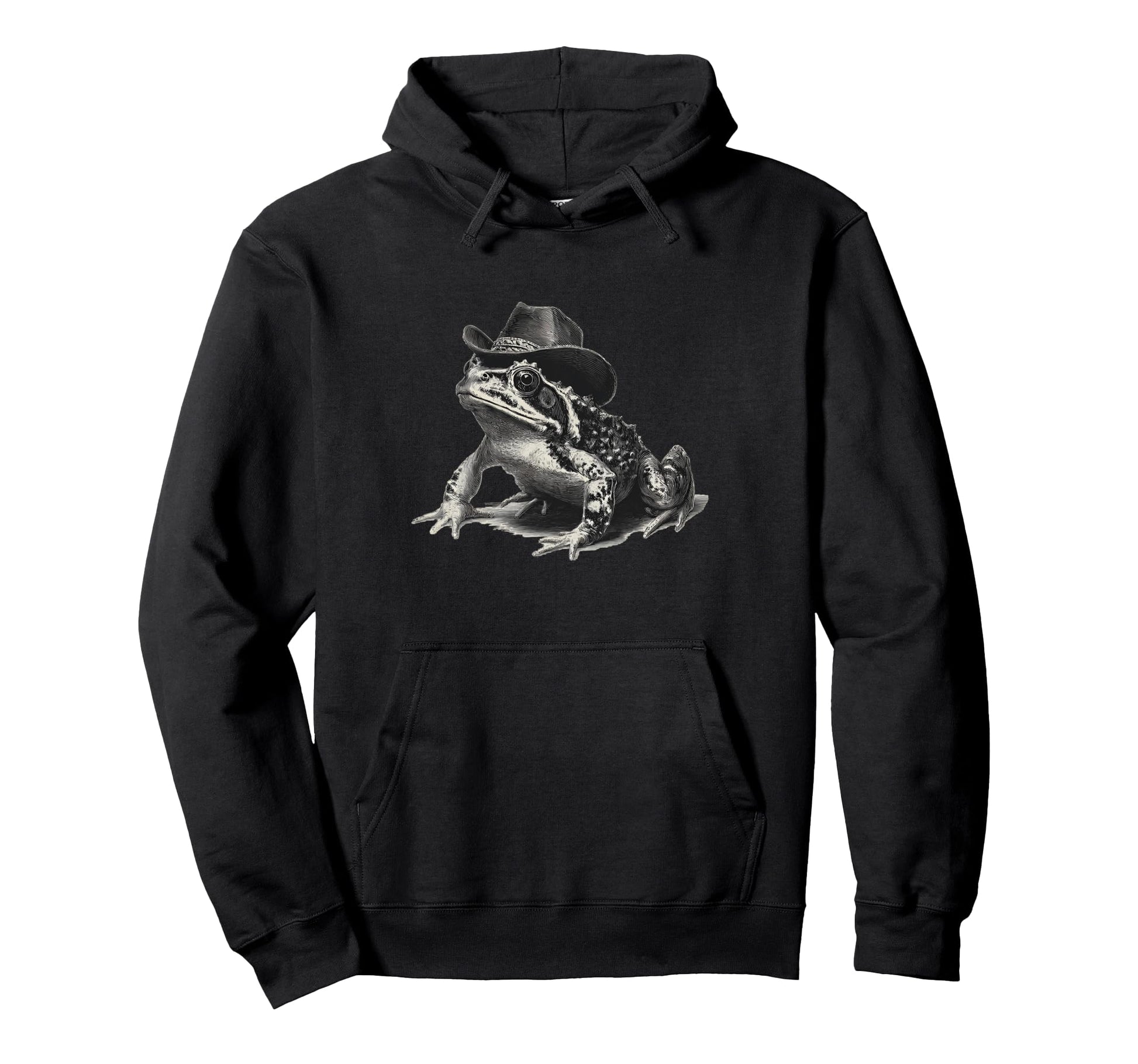 Frog Cowboy Rodeo Cowgirl Toad Hoodie - Streetwear Style for Adults - T-Shirt, Sweatshirt, Hoodie