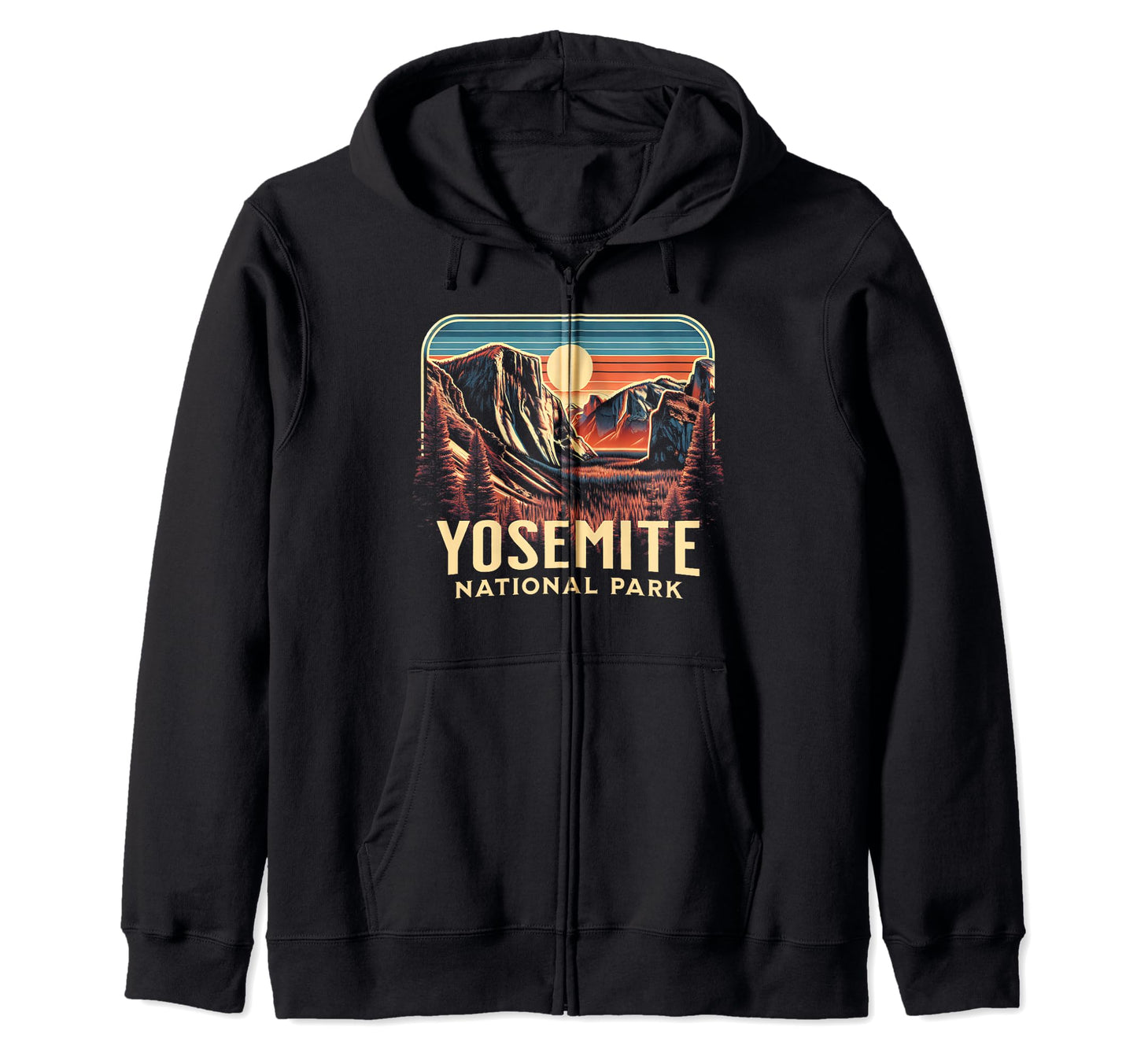 Yosemite National Park California Sweatshirt - Streetwear Style for Adults - T-Shirt, Sweatshirt, Hoodie