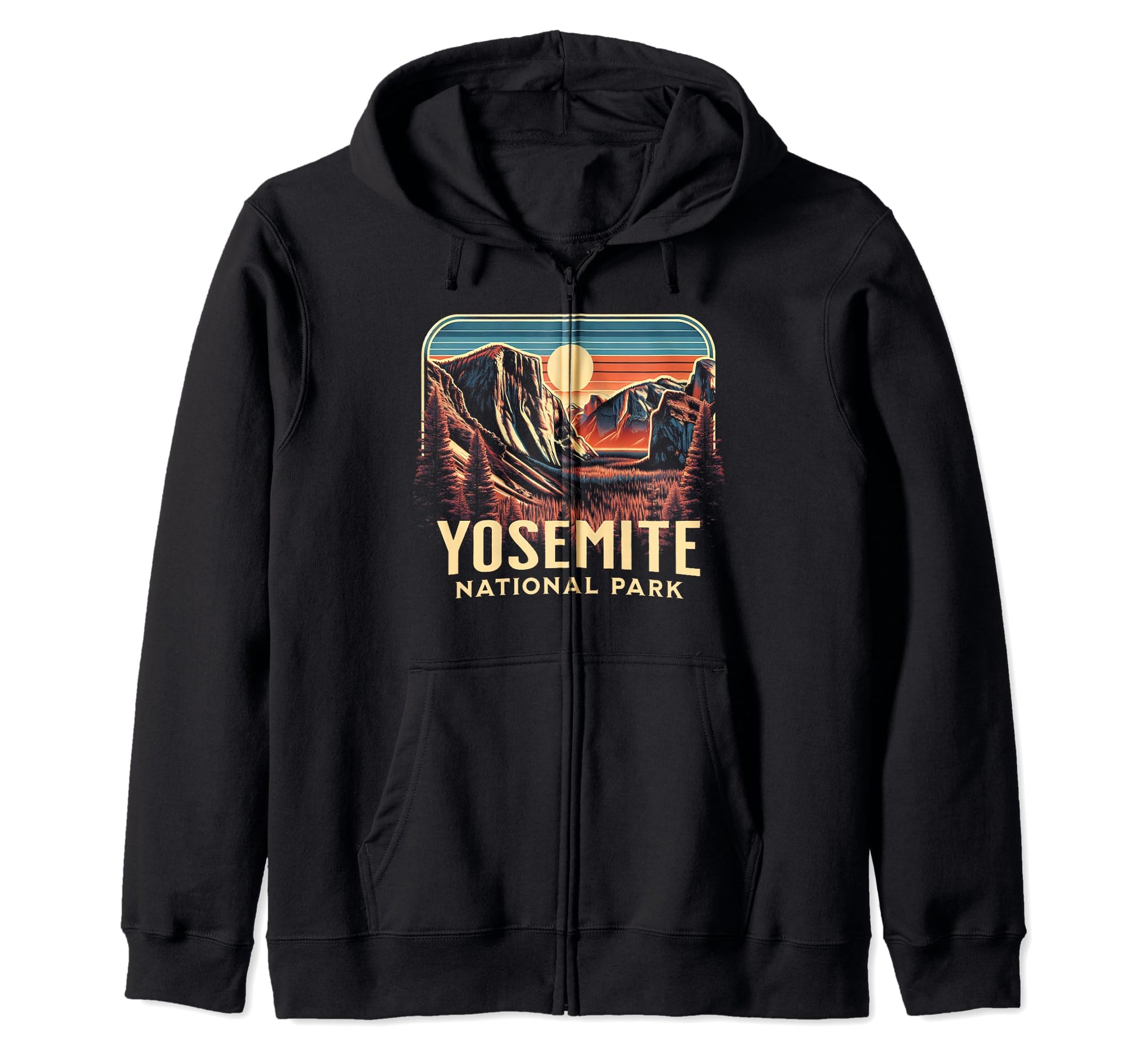 Yosemite National Park California Sweatshirt - Streetwear Style for Adults - T-Shirt, Sweatshirt, Hoodie
