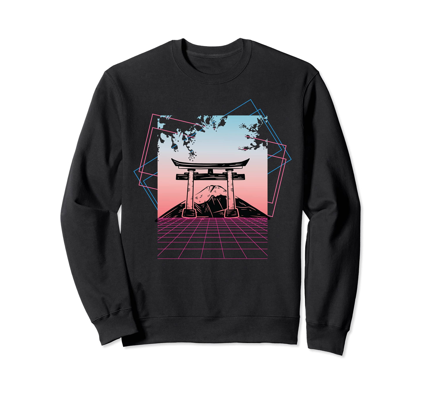 Japanese Vaporwave 90S Aesthetic Sweatshirt - Trendy Graphic for Adults - T-Shirt, Sweatshirt, Hoodie