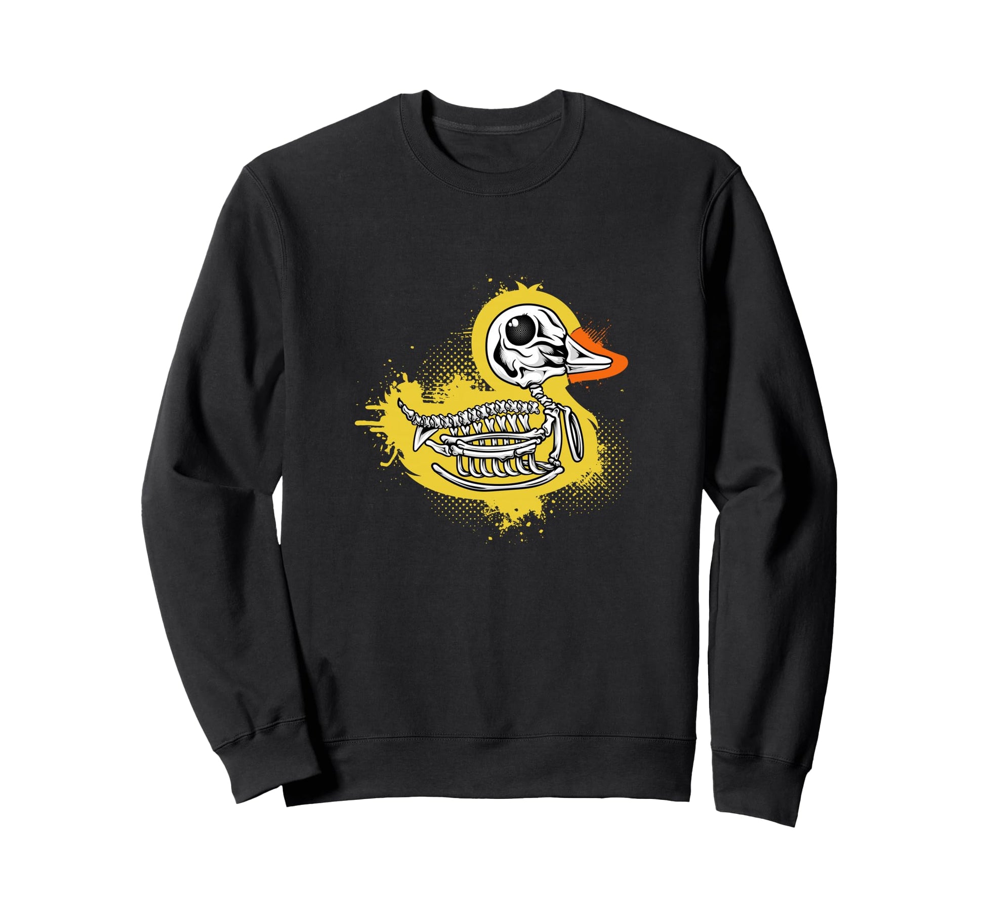 Skeleton Duck Aesthetic Edgy Sweatshirt - Custom Art Print Men Women - T-Shirt, Sweatshirt, Hoodie