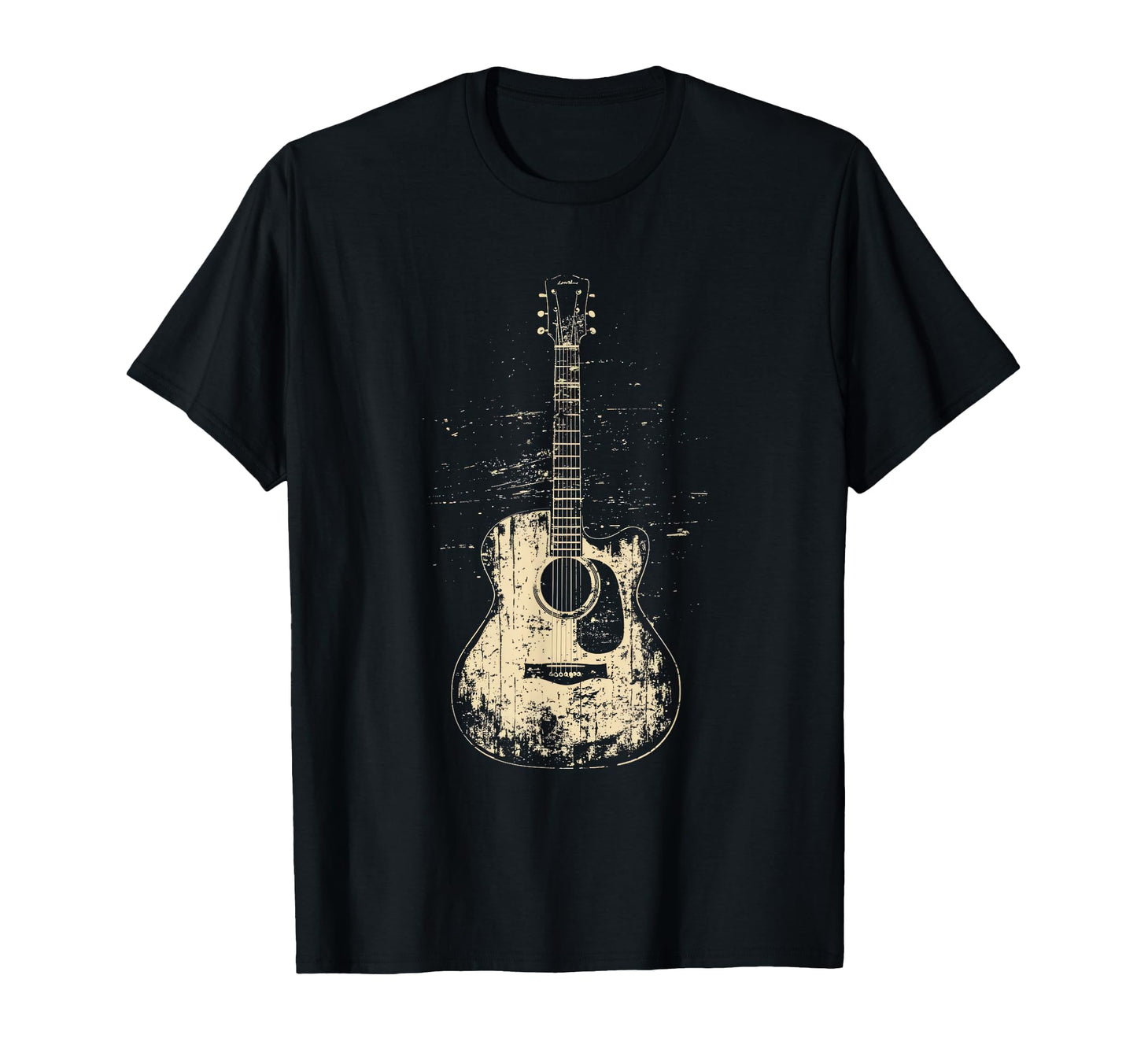 Acoustic Guitar Player Rock T-Shirt - Casual Everyday Wear Unisex - T-Shirt, Sweatshirt, Hoodie