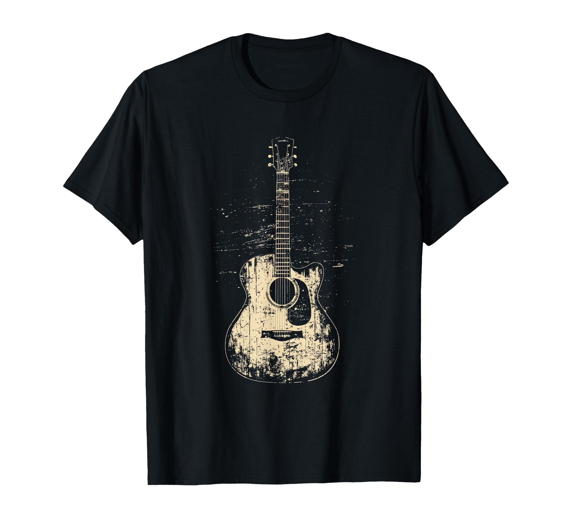 Acoustic Guitar Player Rock T-Shirt - Casual Everyday Wear Unisex - T-Shirt, Sweatshirt, Hoodie