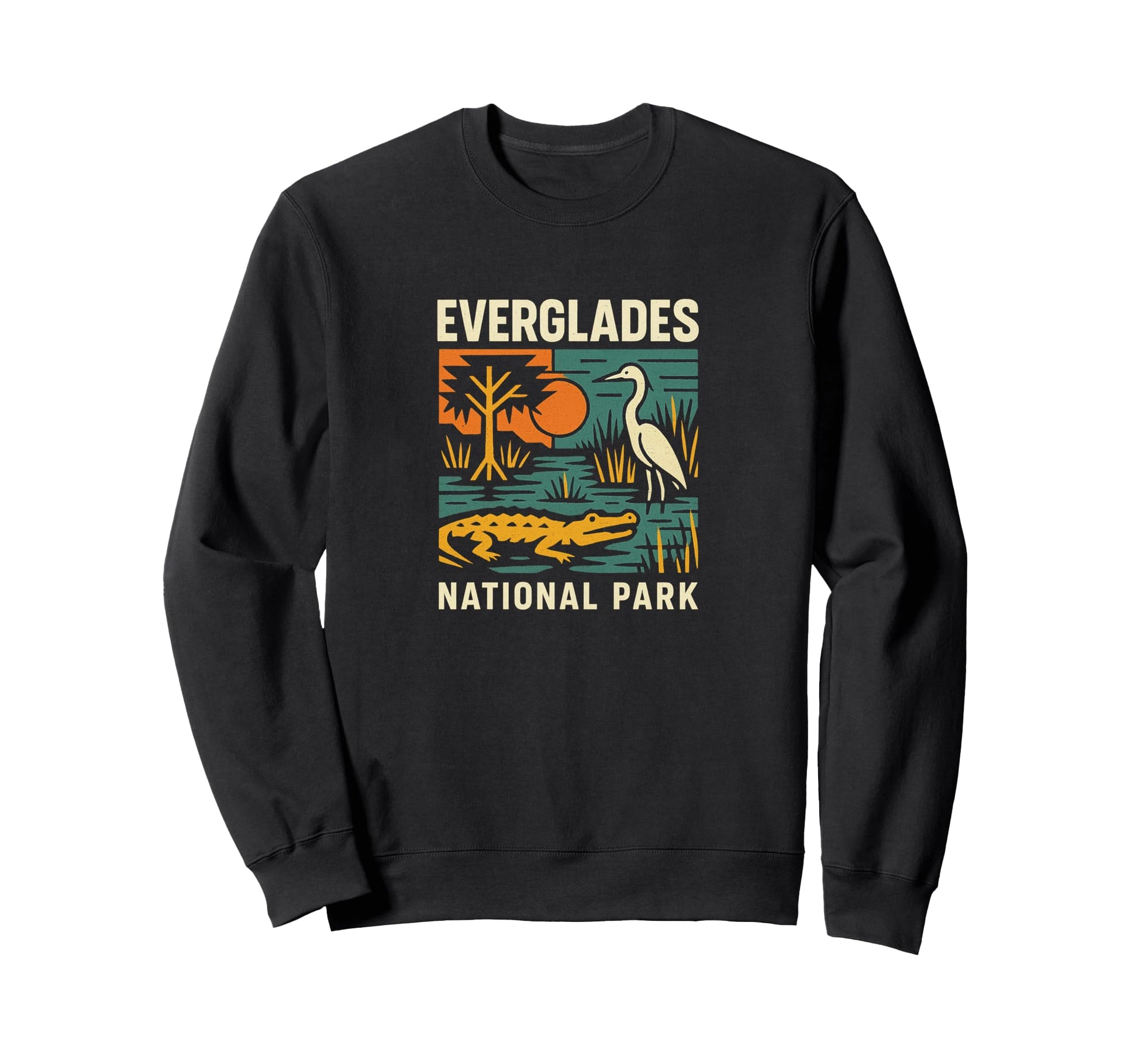 Everglades National Park Florida Sweatshirt - Graphic Print Unisex - T-Shirt, Sweatshirt, Hoodie