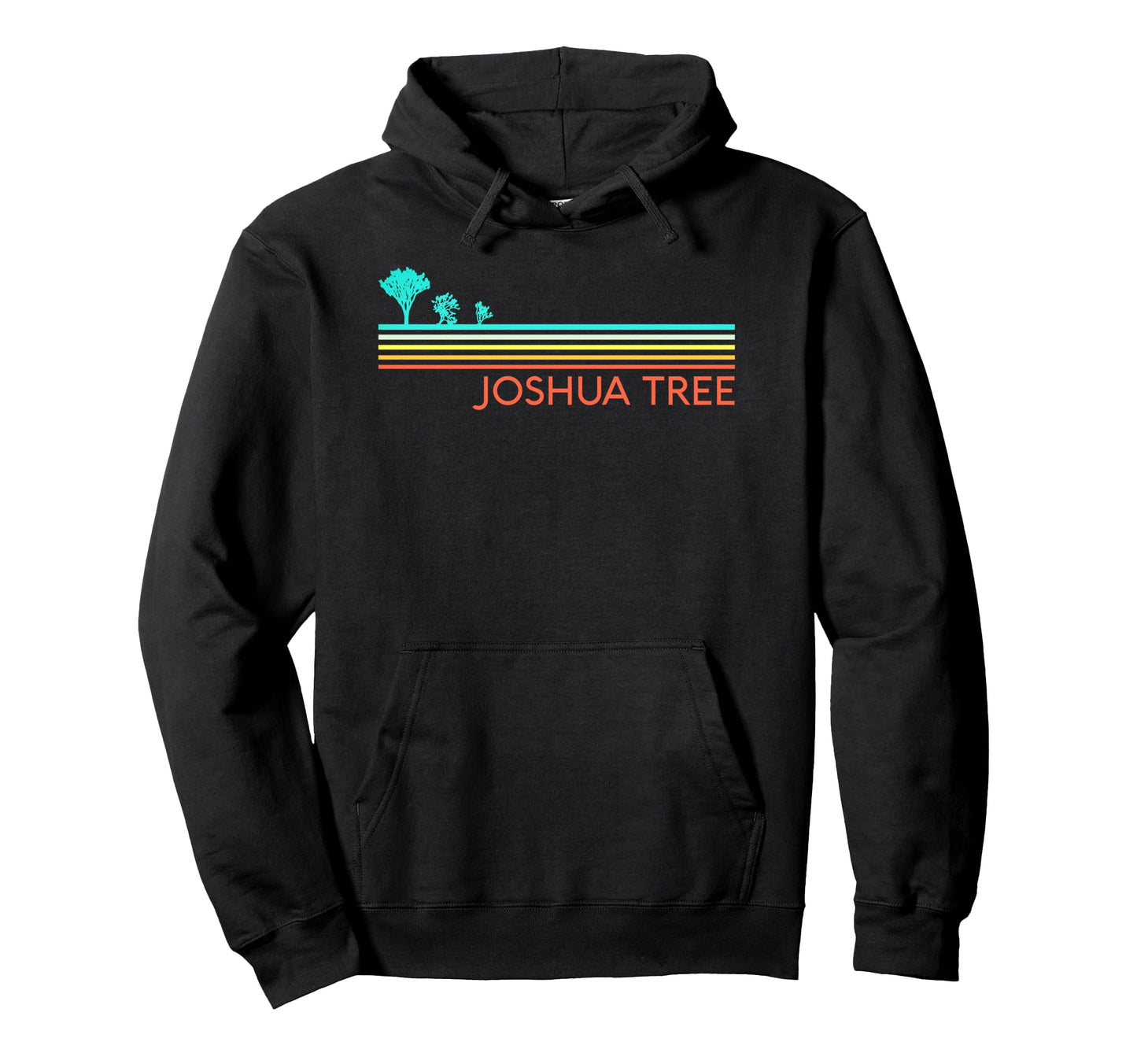 Joshua Tree California Camping Hoodie - Custom Art Print for Adults - T-Shirt, Sweatshirt, Hoodie