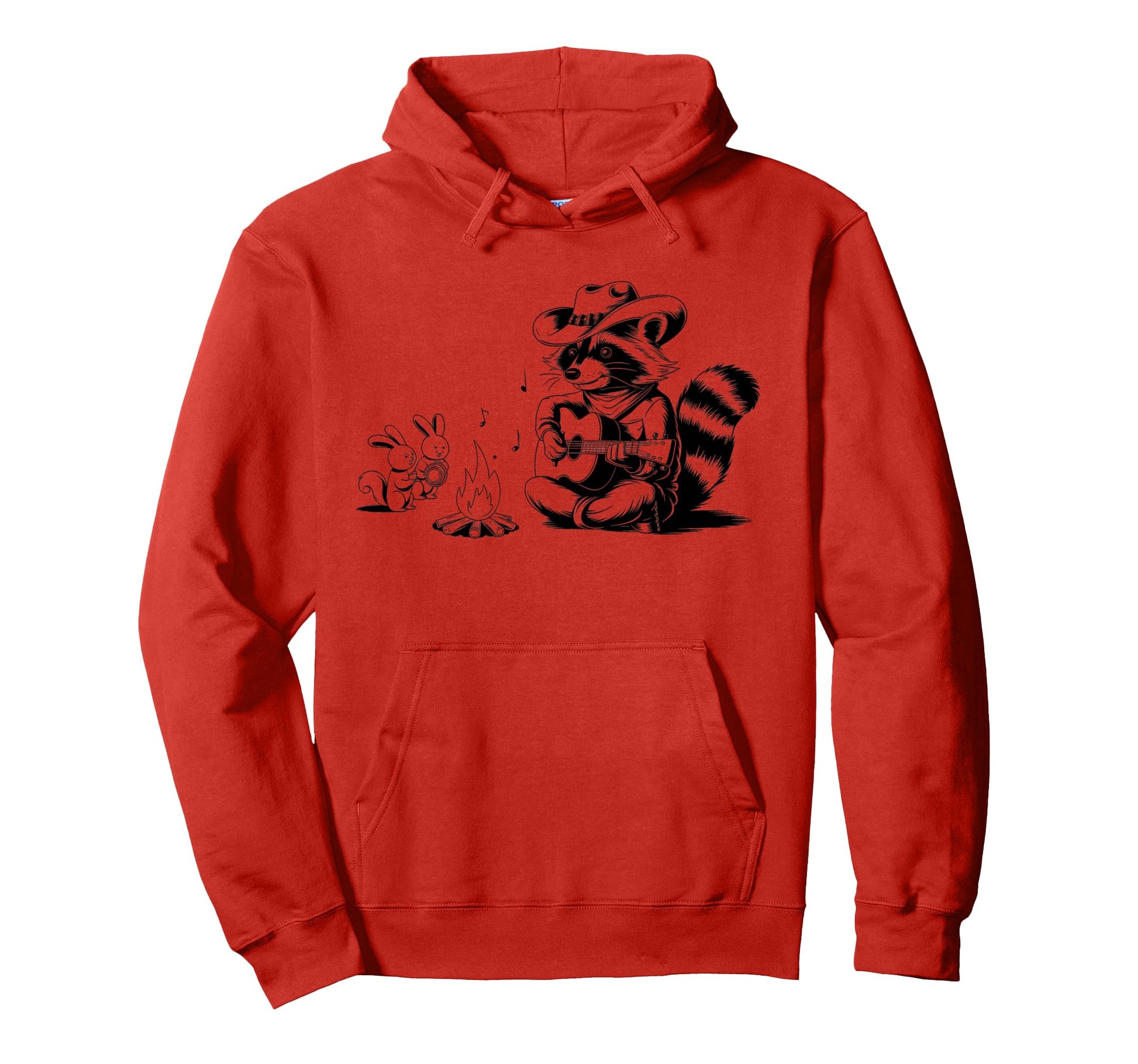 Raccoon 90S Country Music Western Hoodie - Casual Everyday Wear Unisex - T-Shirt, Sweatshirt, Hoodie