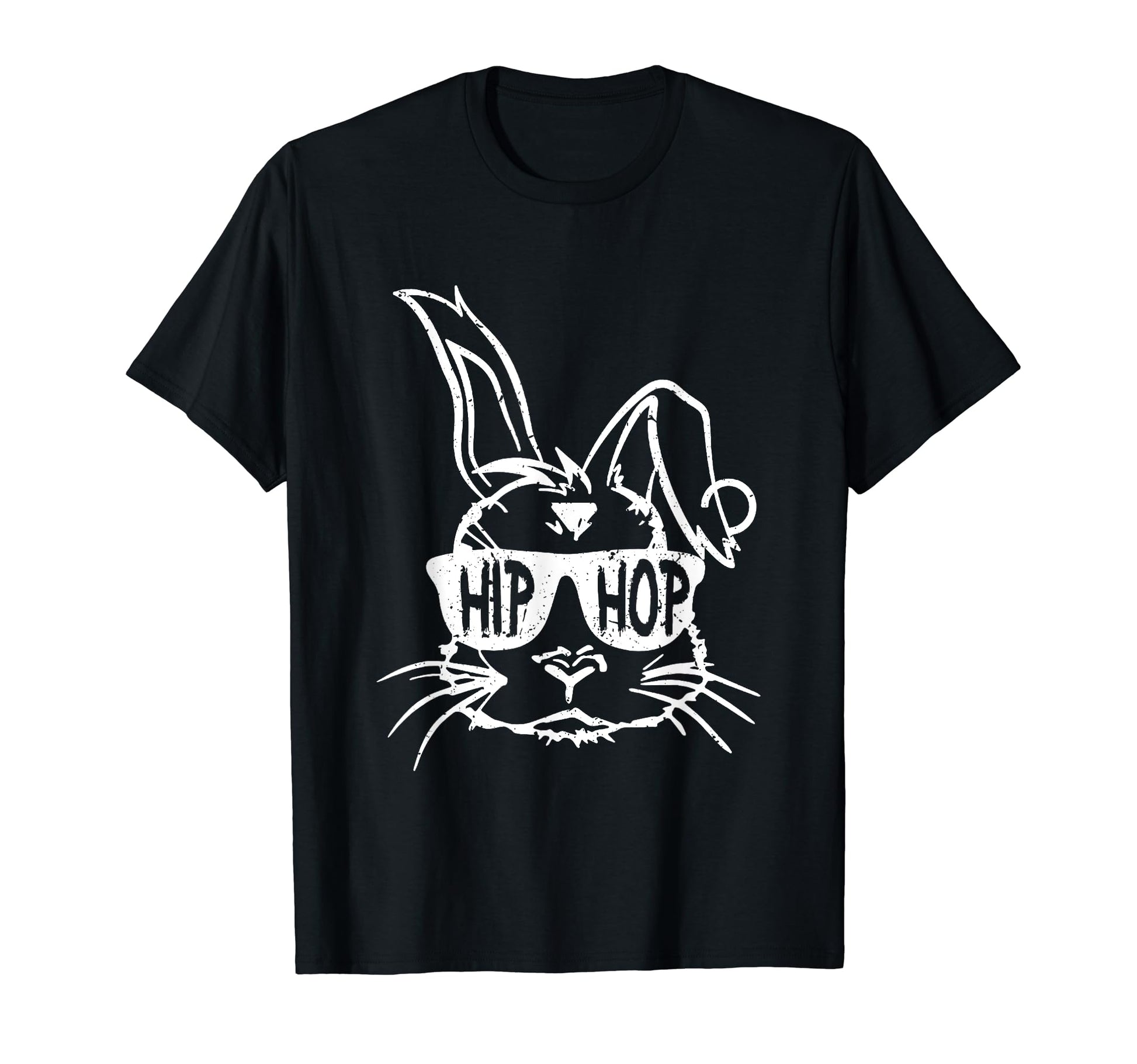 Hip Hop Bunny Old School Rap Trap T-Shirt - Minimalist Print for Adults - T-Shirt, Sweatshirt, Hoodie
