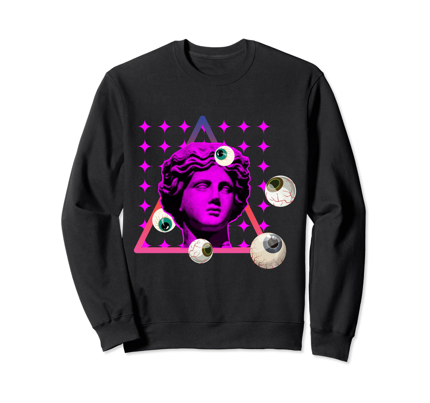 Aesthetic Vaporwave Weirdcore Sweatshirt - Trendy Graphic for Adults - T-Shirt, Sweatshirt, Hoodie