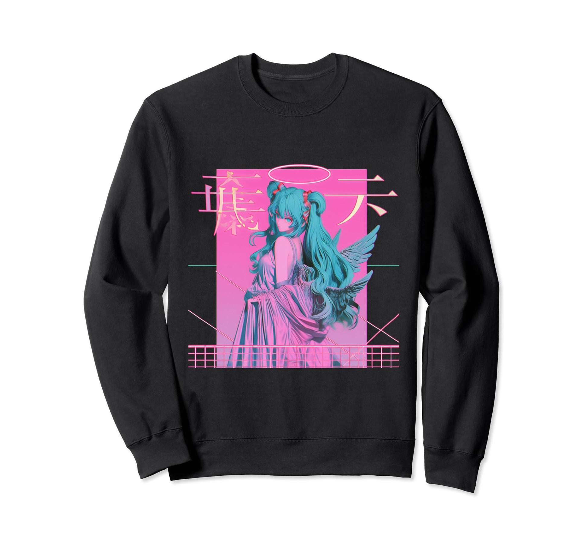 Vaporwave Aesthetic 80S Anime Alt Sweatshirt - Aesthetic Graphic Men Women - T-Shirt, Sweatshirt, Hoodie
