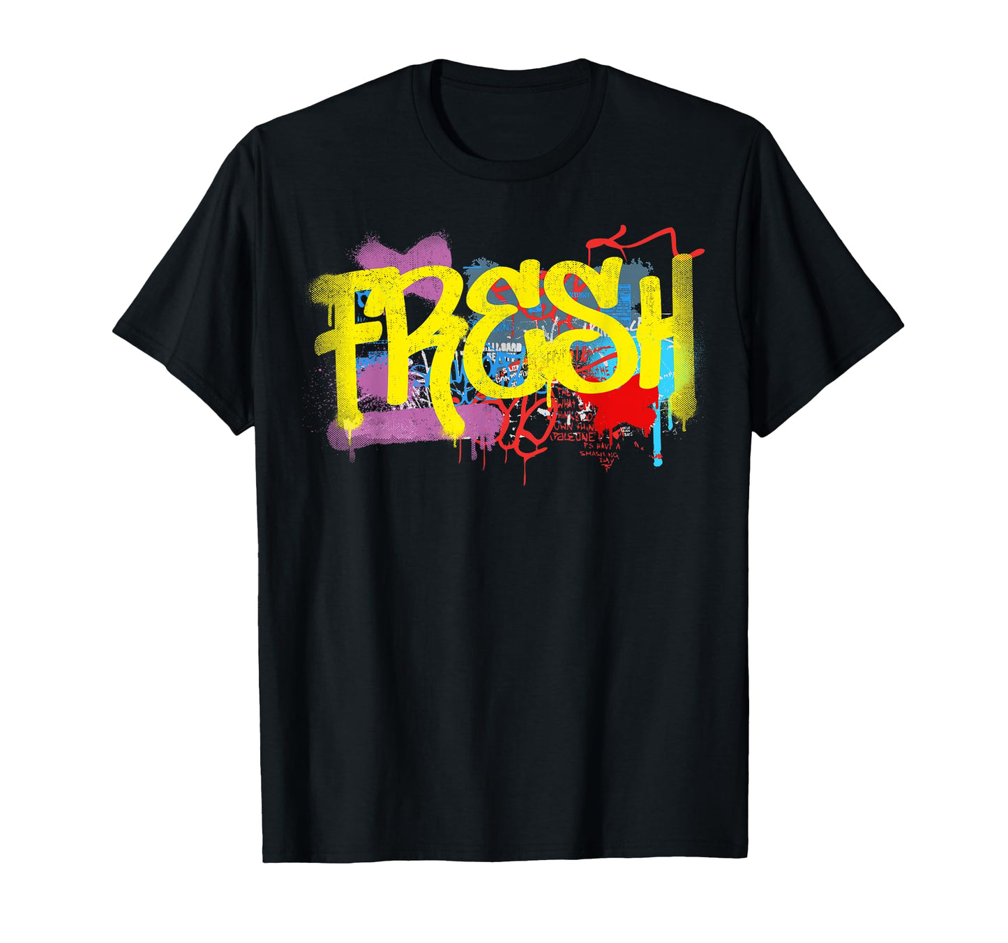 Fresh 80S 90S Hip Hop Rap Old T-Shirt - Aesthetic Graphic for Adults - T-Shirt, Sweatshirt, Hoodie