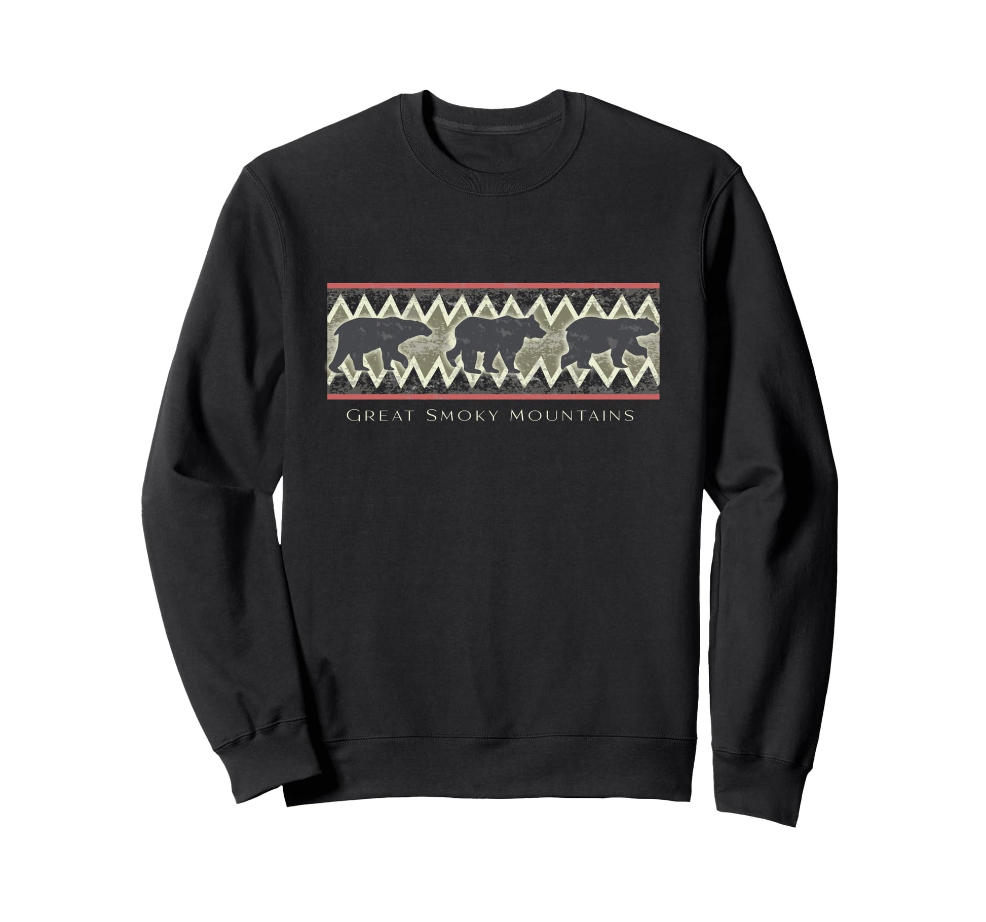 Great Smoky Mountains National Park Bear Sweatshirt - Trendy Graphic Unisex - T-Shirt, Sweatshirt, Hoodie