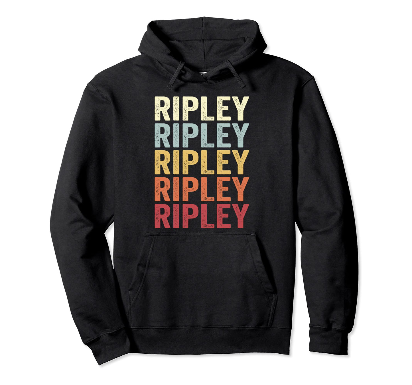 Ripley West Virginia Ripley Wv Text Hoodie - Graphic Print for Adults - T-Shirt, Sweatshirt, Hoodie