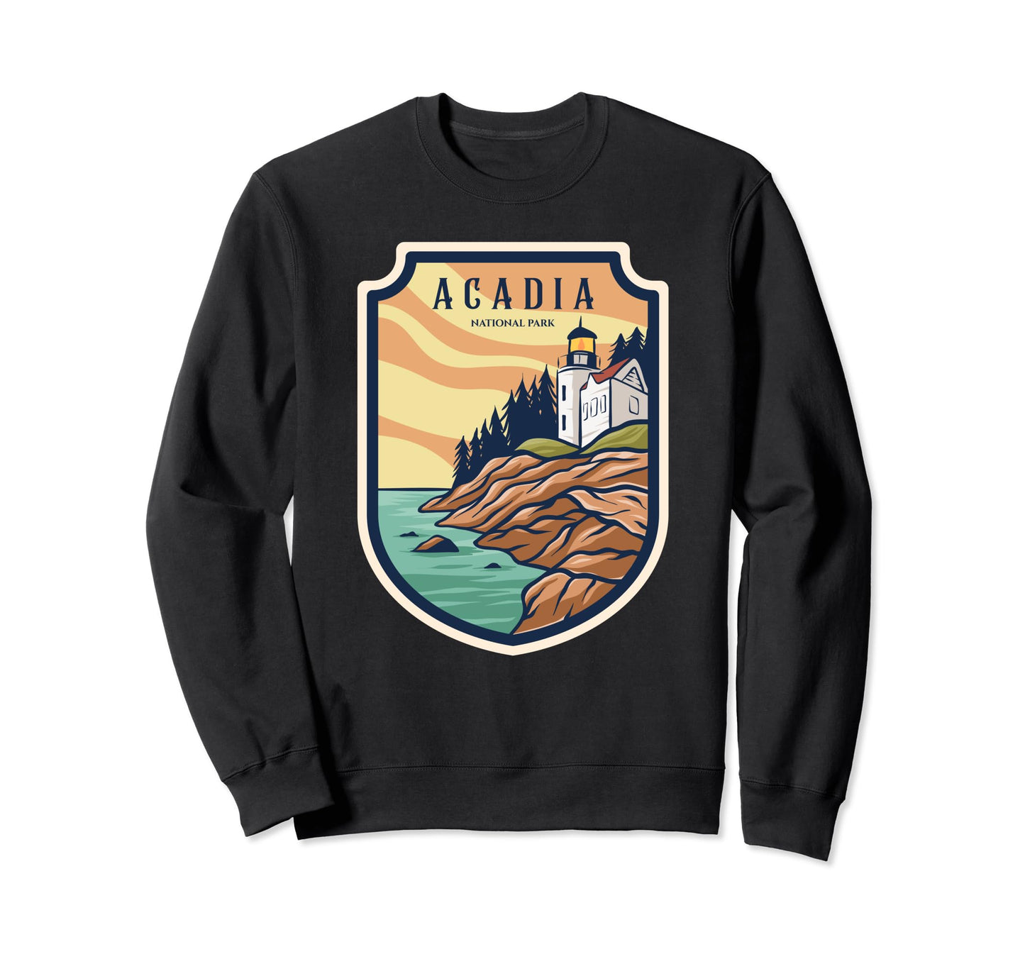 Acadia National Park Maine Usa Sweatshirt - Custom Art Print Men Women - T-Shirt, Sweatshirt, Hoodie