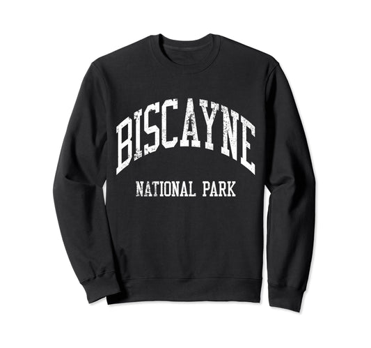 Biscayne National Park 70S College Sweatshirt - Unique Graphic for Adults - T-Shirt, Sweatshirt, Hoodie
