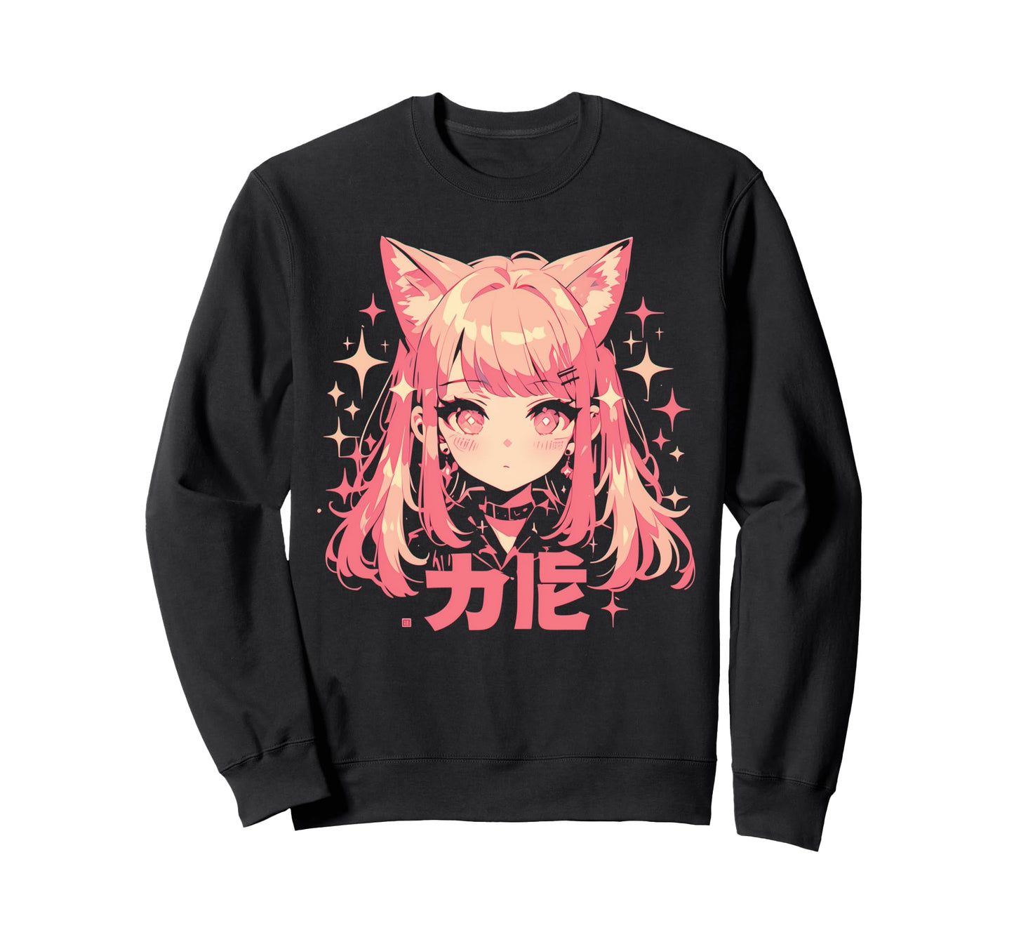 Goth Grunge Demon Anime Waifu Sweatshirt - Unique Graphic for Adults - T-Shirt, Sweatshirt, Hoodie