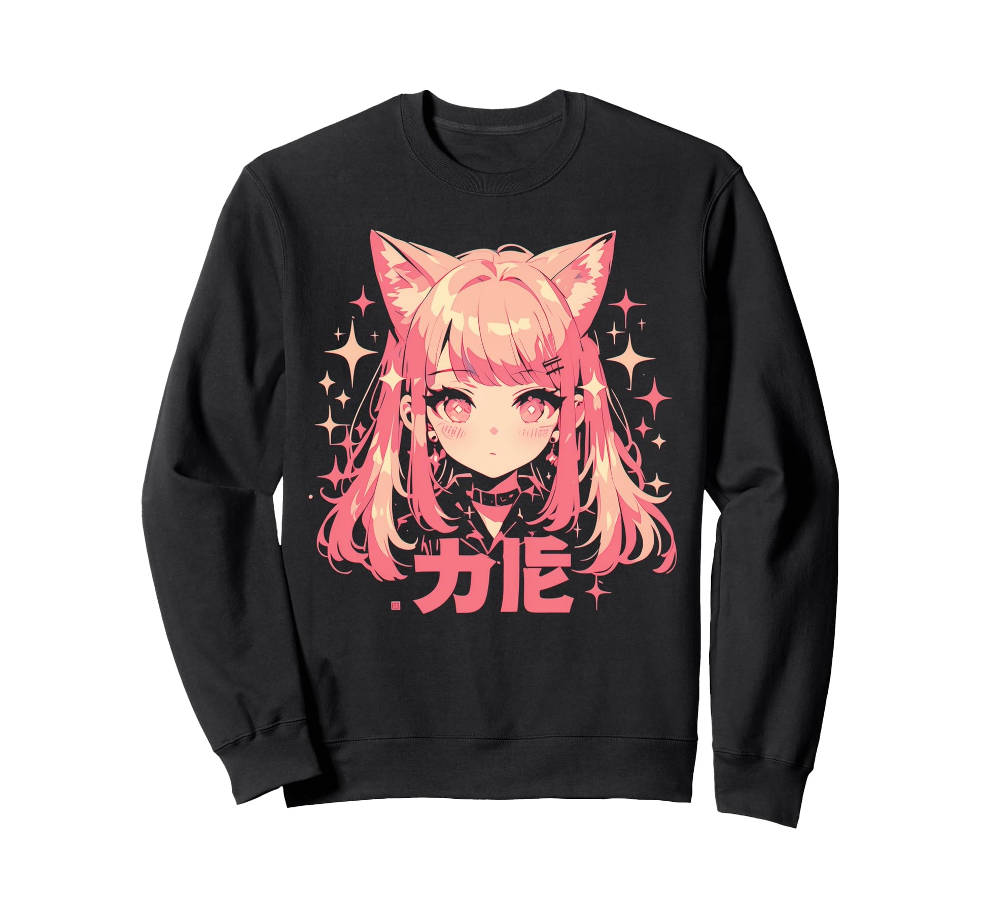 Goth Grunge Demon Anime Waifu Sweatshirt - Unique Graphic for Adults - T-Shirt, Sweatshirt, Hoodie