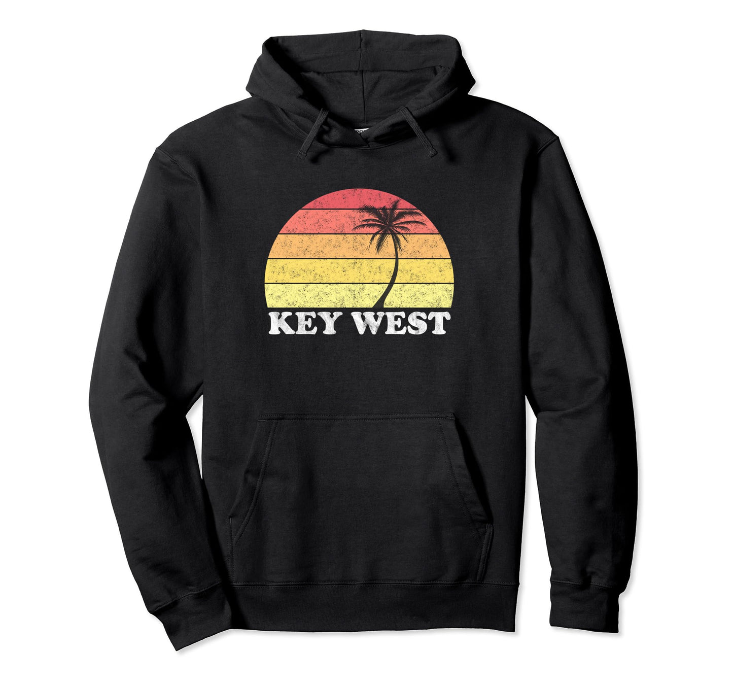 Key West Sunset Florida Beach Souvenir Hoodie - Custom Art Print Men Women - T-Shirt, Sweatshirt, Hoodie