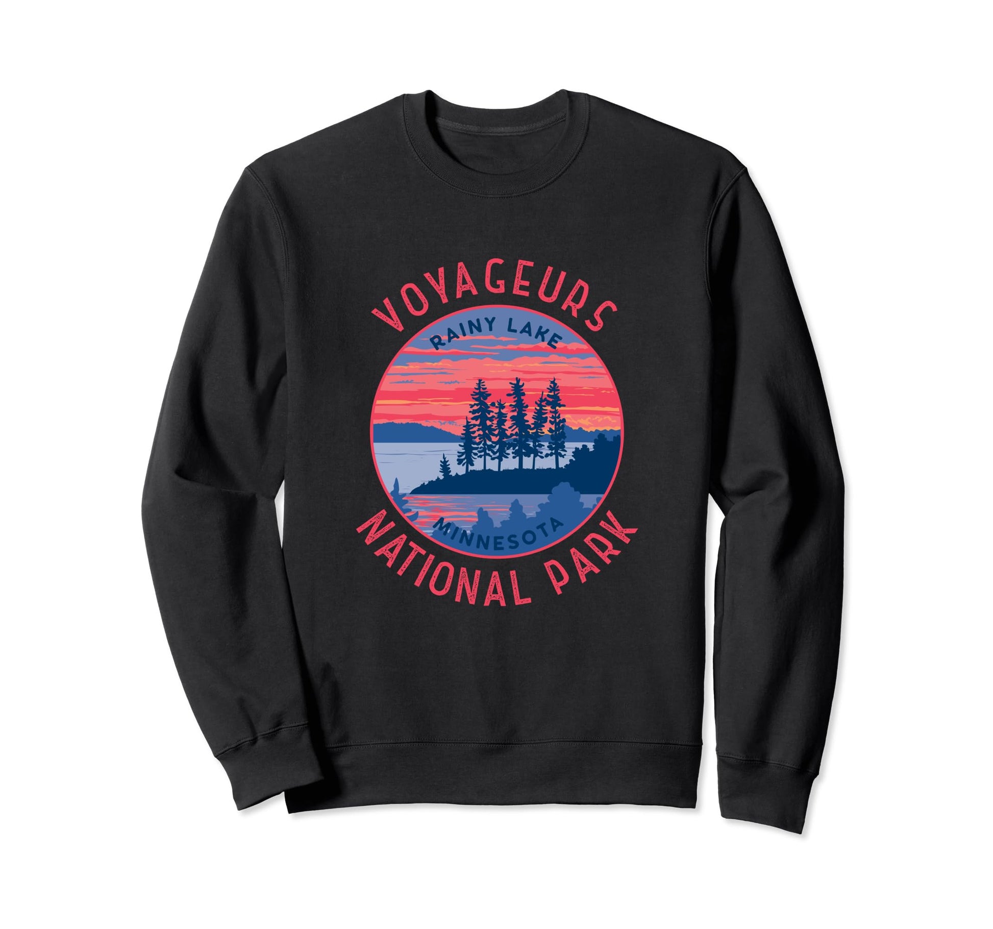 Voyageurs National Park Rainy Lake Sweatshirt - Custom Art Print Unisex - T-Shirt, Sweatshirt, Hoodie